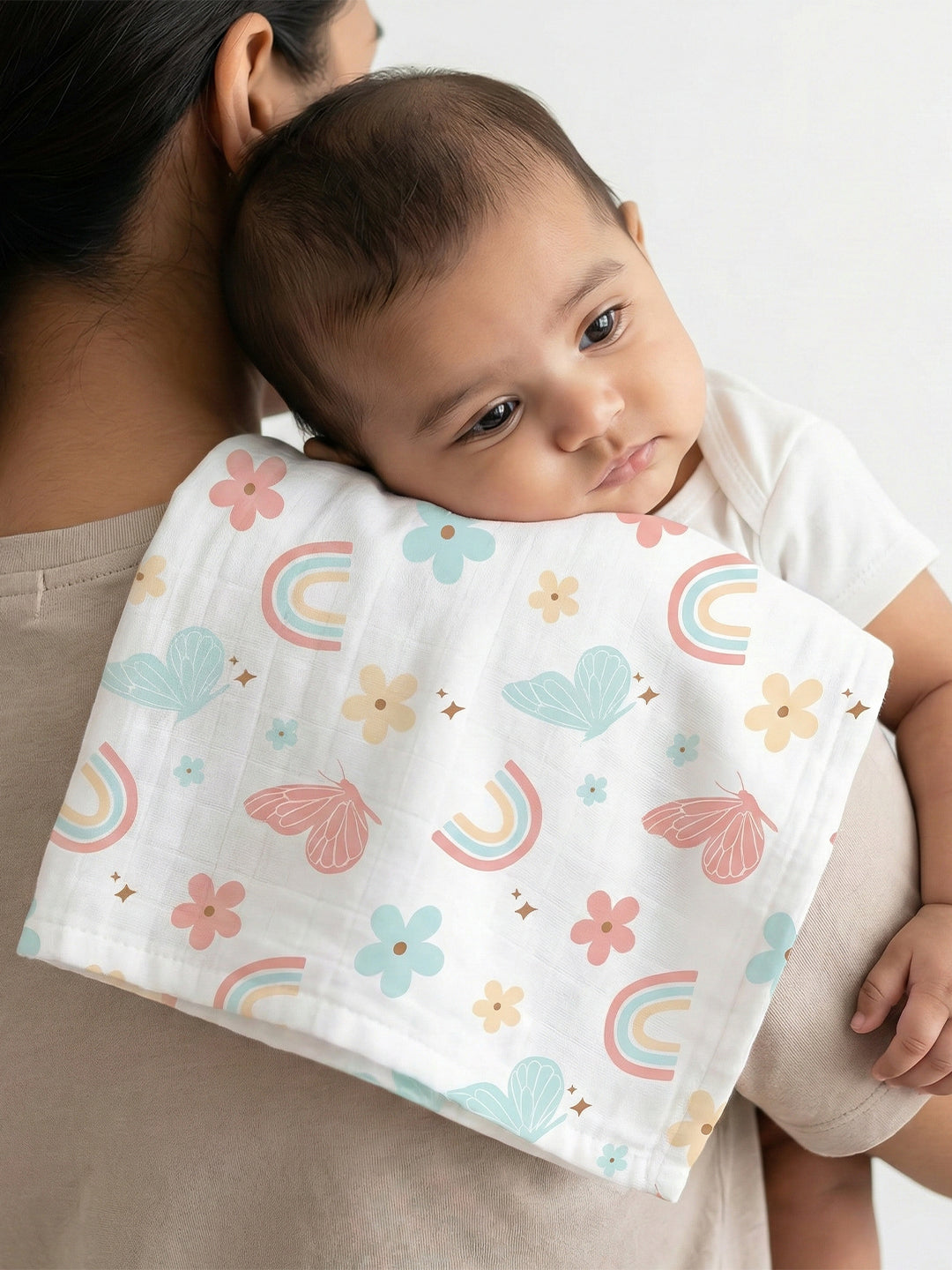 100% Cotton Muslin Swaddle (Pack of 3)