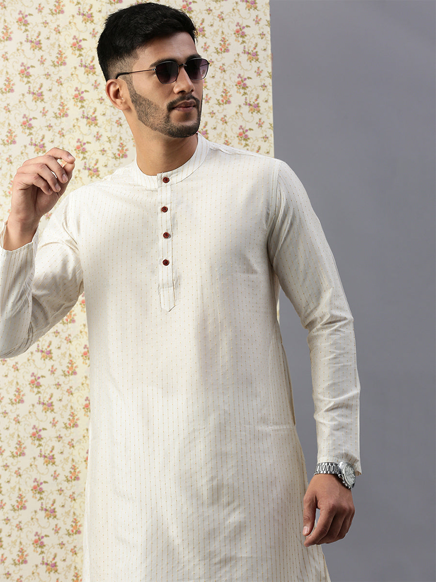 White kurta with black button hot sale