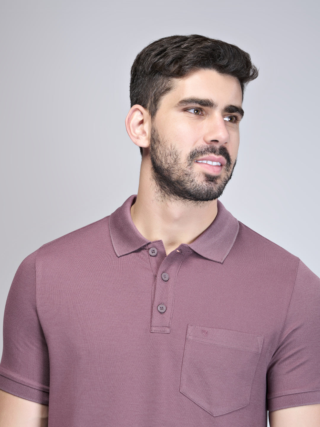 Mens Polo Tshirt Violet