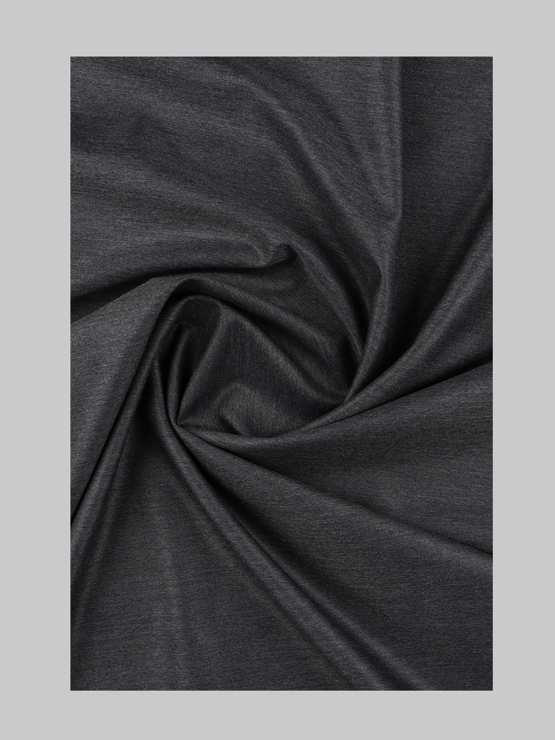 Men  Poly Viscose Blend Pant Fabric Dark Grey Golden Days