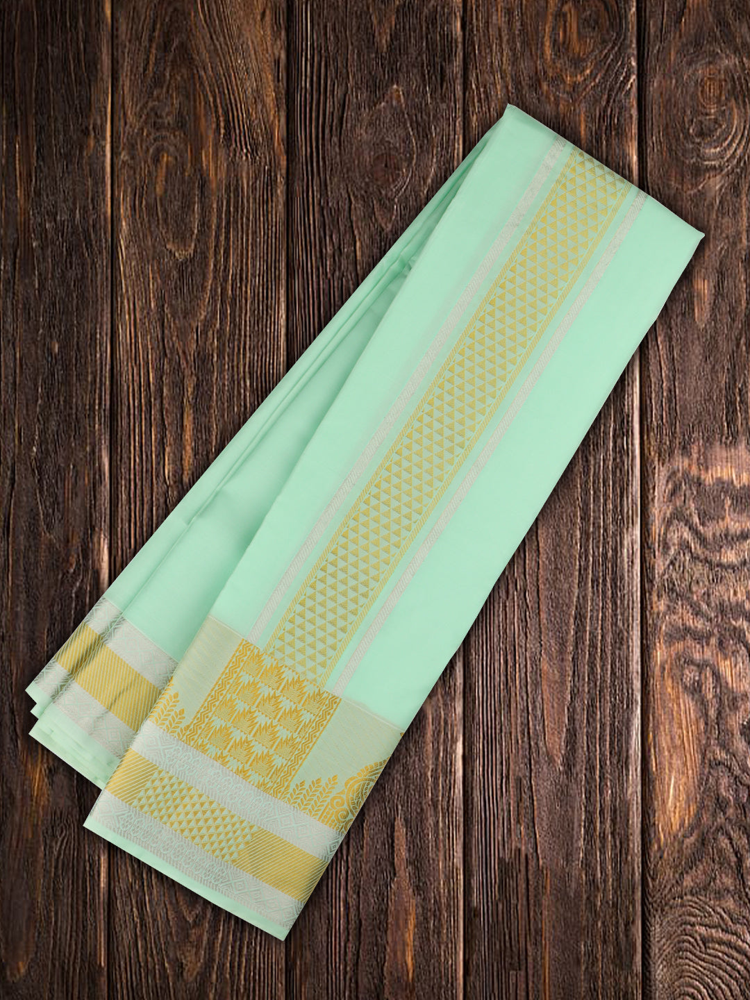 Men Pure Silk Green_Rajahamsa