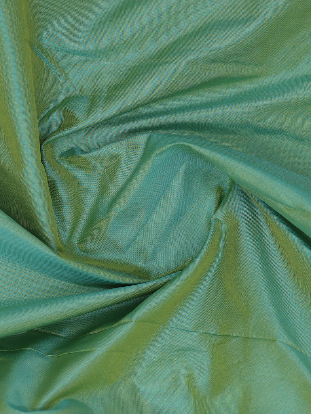 100% Silk Slubless Dupion Men Shirting Fabric Electric Green