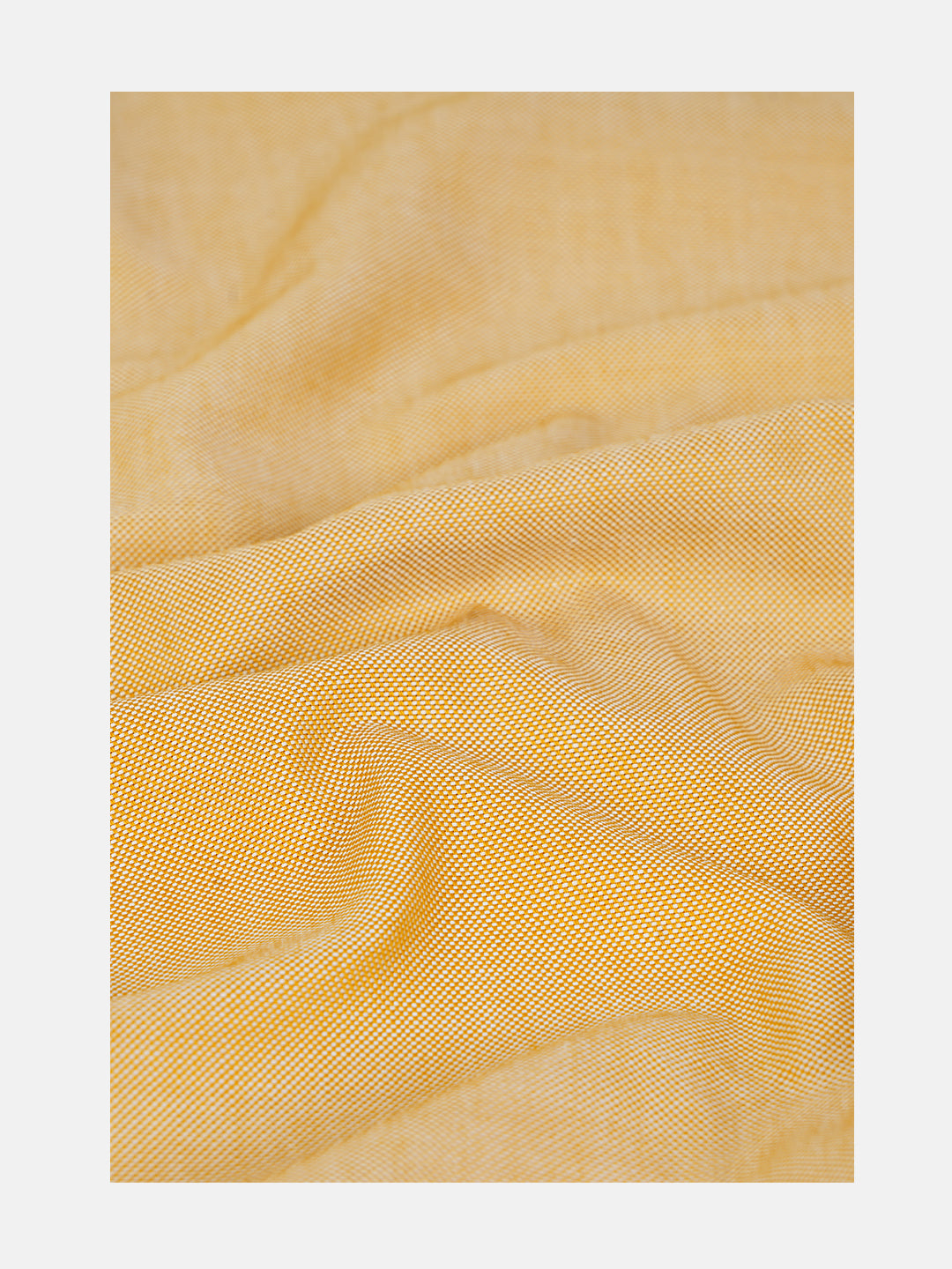 Men 100%Cotton Plain Shirt Fabric Yellow Ferrari