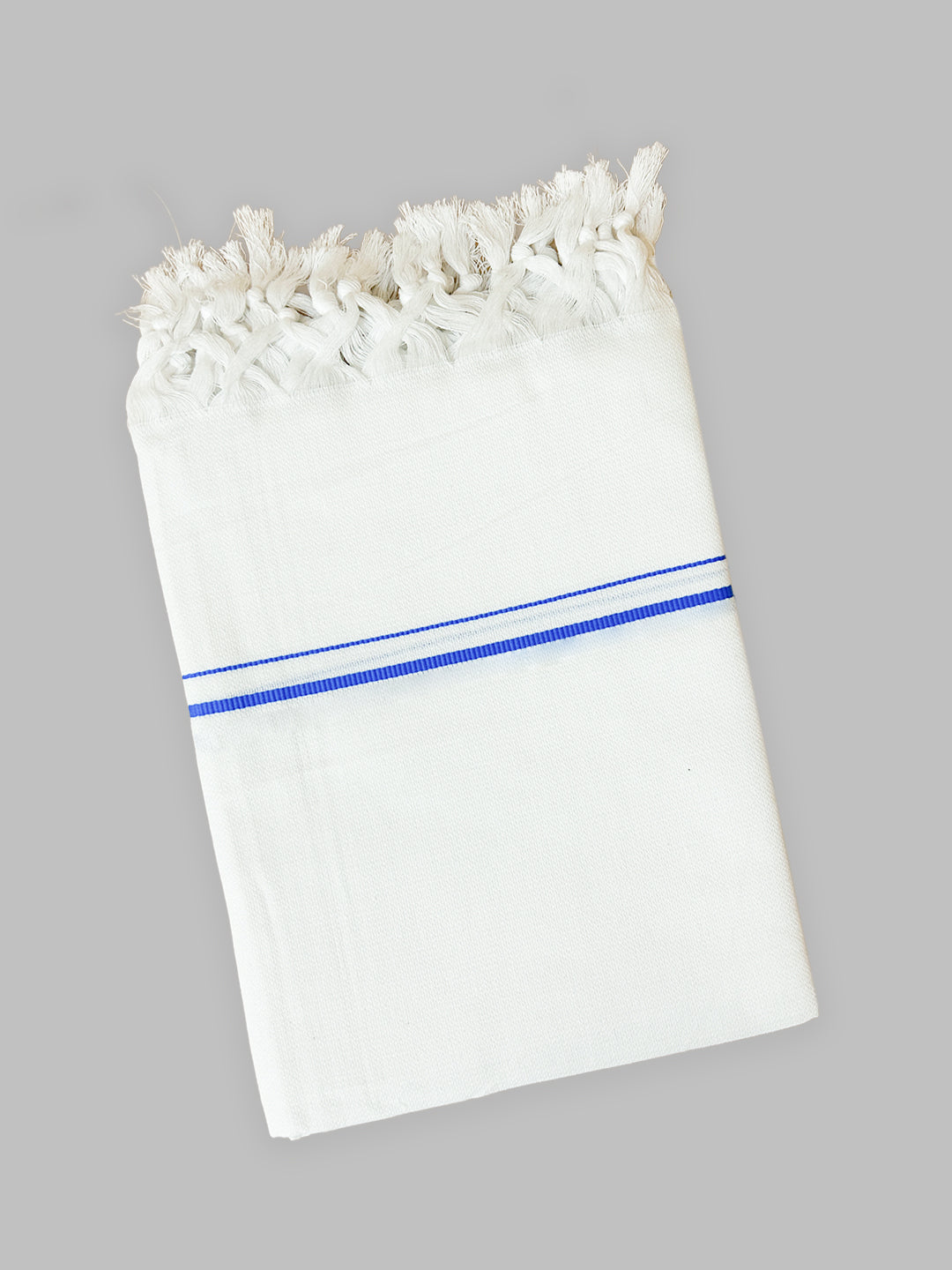 Cotton White with Assorted Colour Border Bath Towel SB Tiger