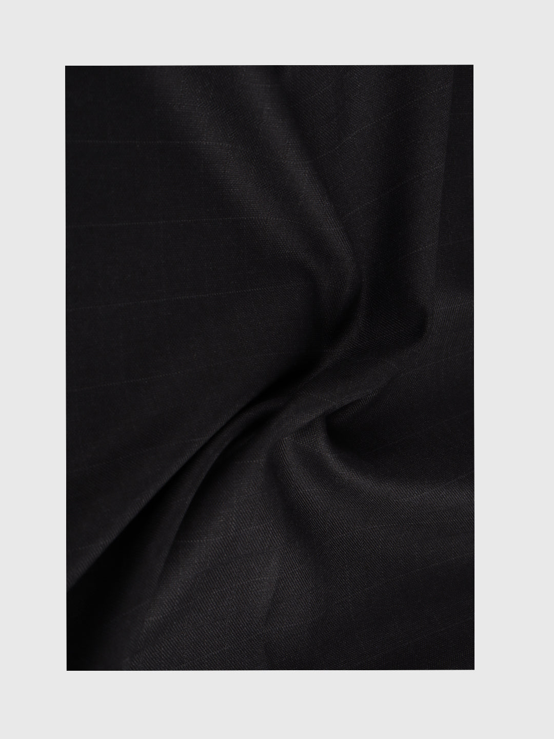 Men Poly Viscose Blend Checks Black Pants Fabric Chronicle