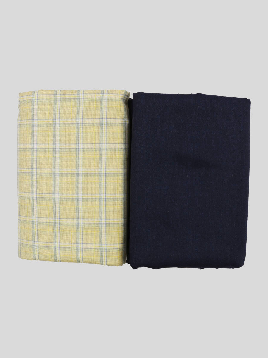 Cotton Checked Shirting & Suiting Gift Box Combo KK80-Full view