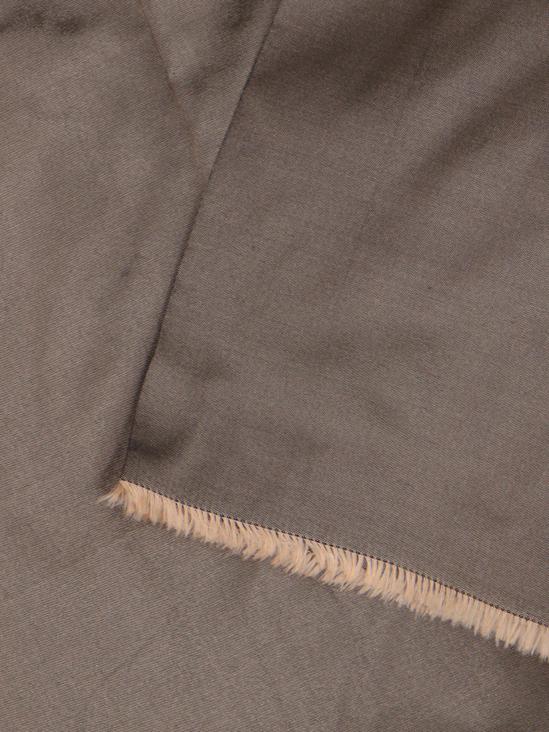 100% Pure Silk Men Shirting Fabric Brown