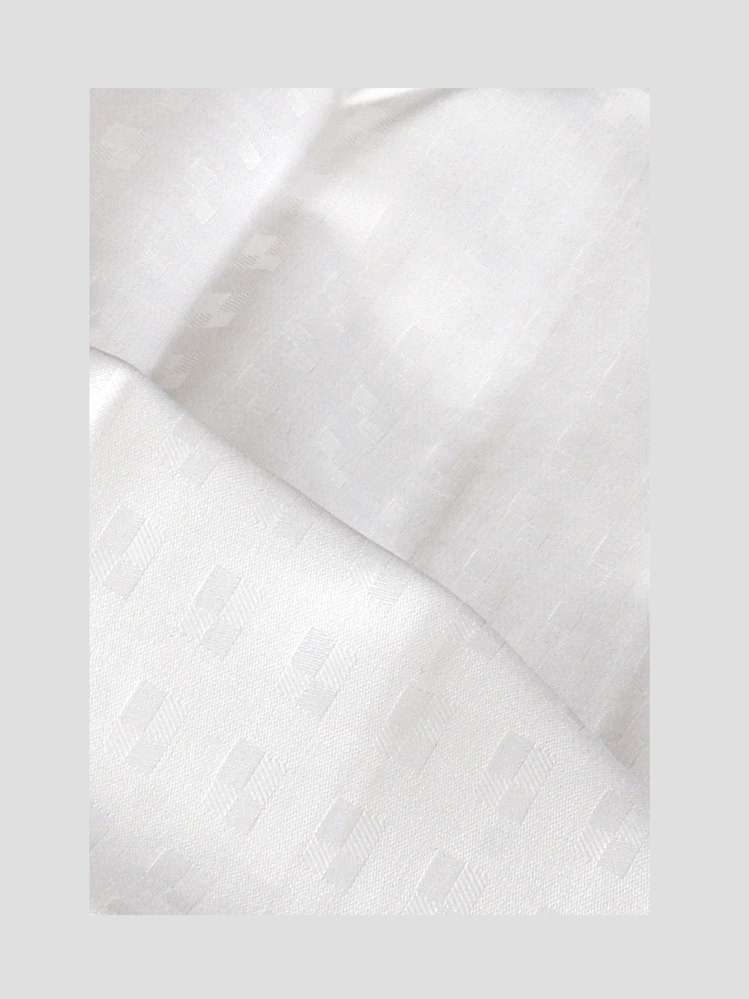 Men 100% Giza Cotton Self Design White Shirt Fabric Mosco Dobby C15