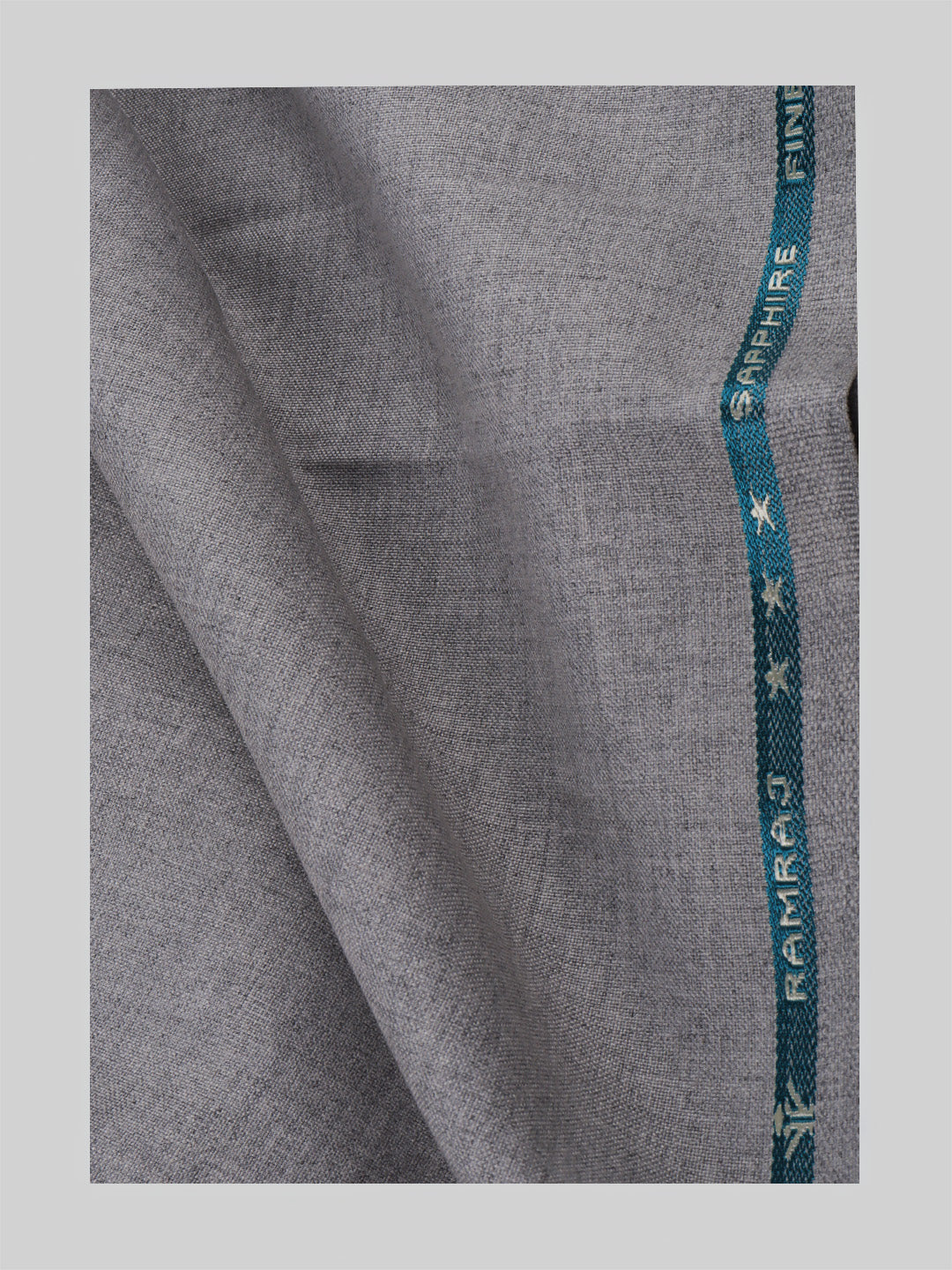 Cotton Plain Shirting & Suiting Set Uniform Grey Safari