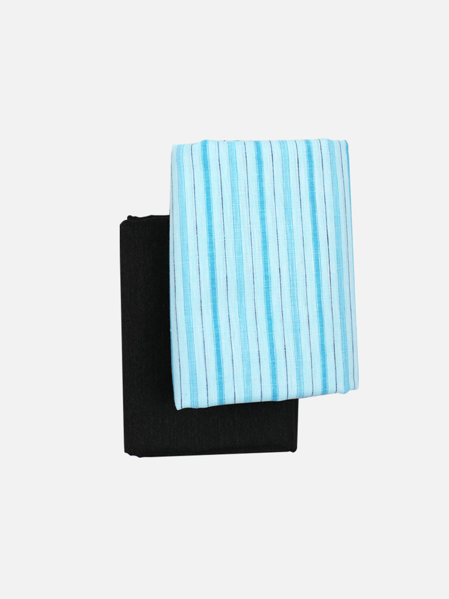 Cotton Stripes Shirting & Suiting Gift Box Combo DN75-Full view