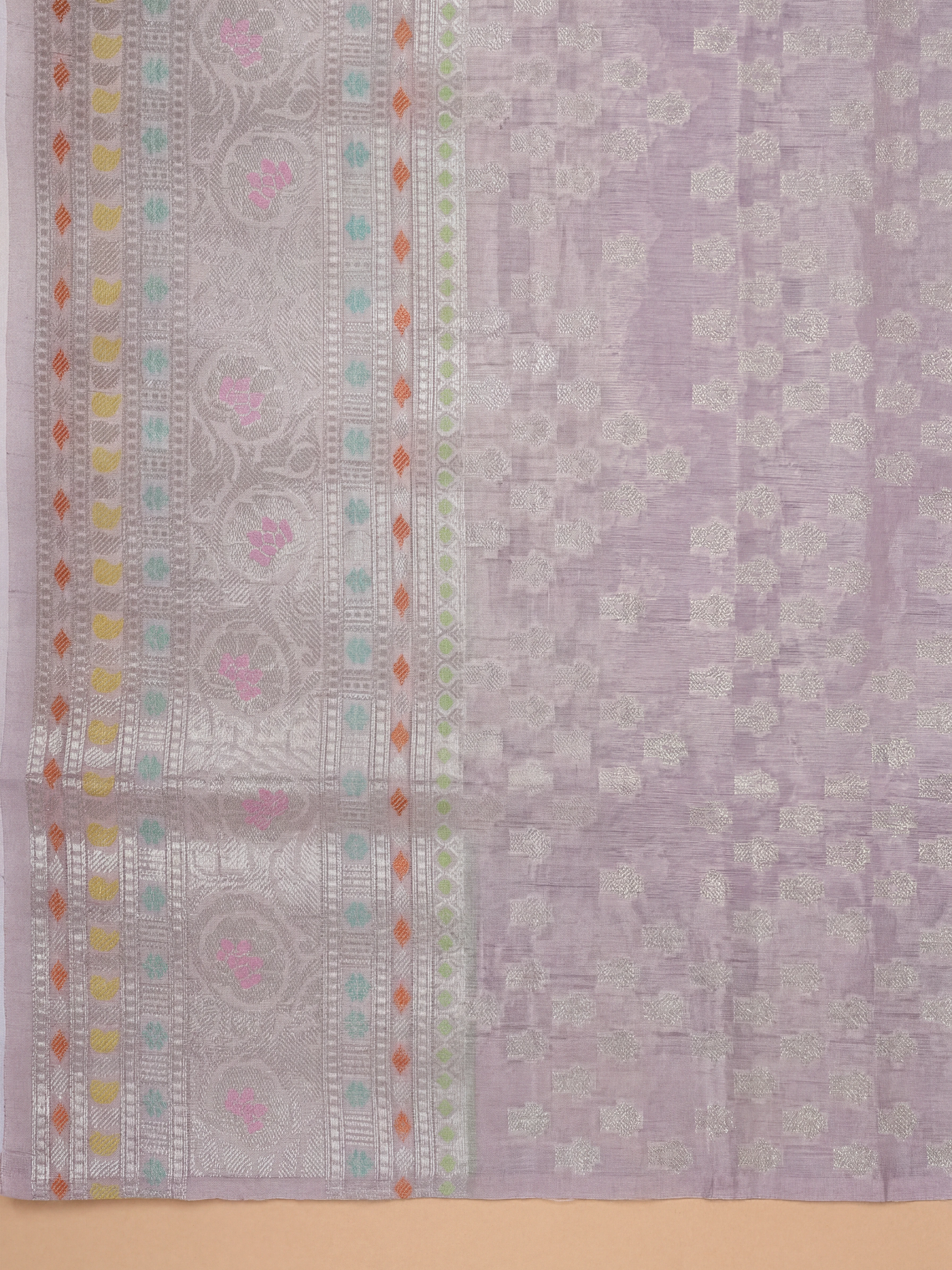 Women Tissue Lavender Saree TS67