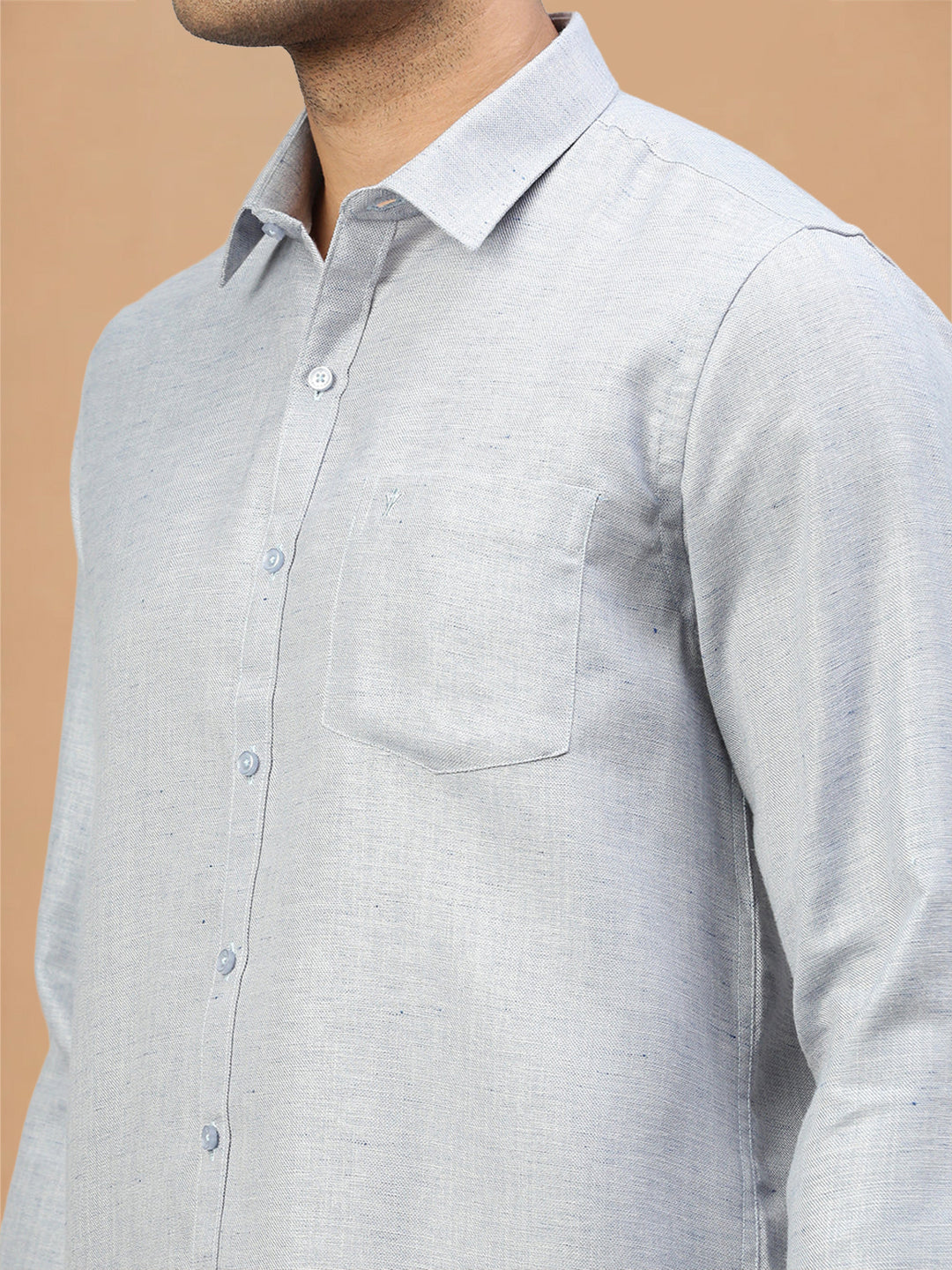Cotton Rich LT Jean Blue Regular Fit Shirt T7 CG12