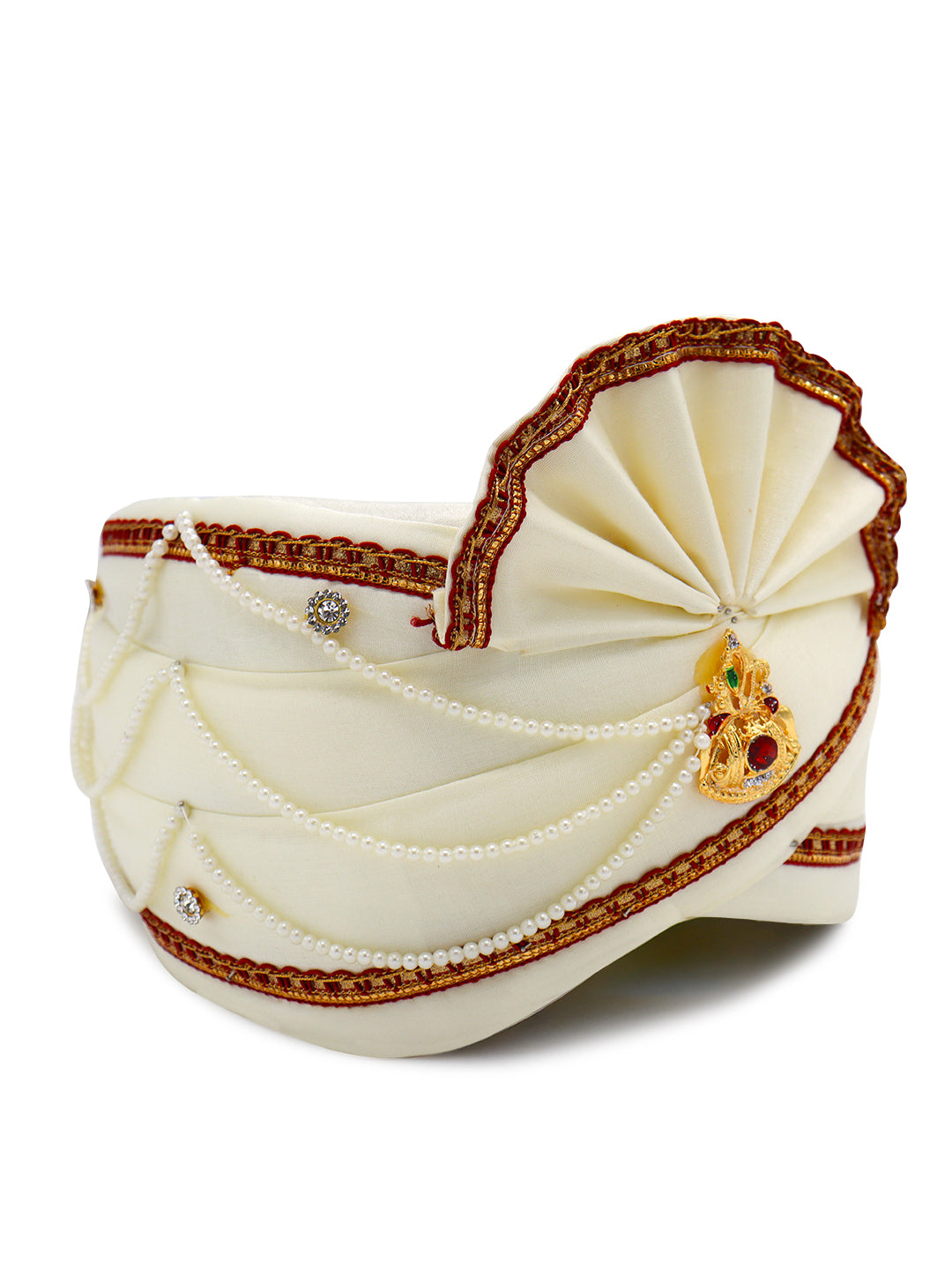 Traditional Silky Style Wedding Turban  - 79