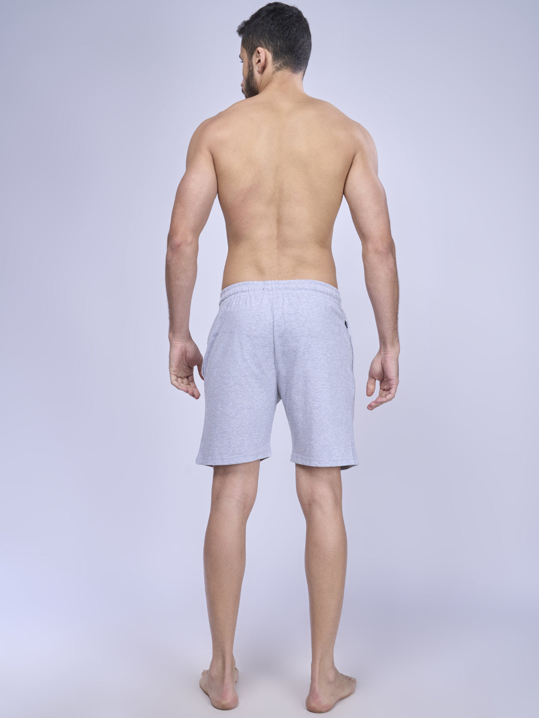 Men's Super Combed Cotton Shorts Grey