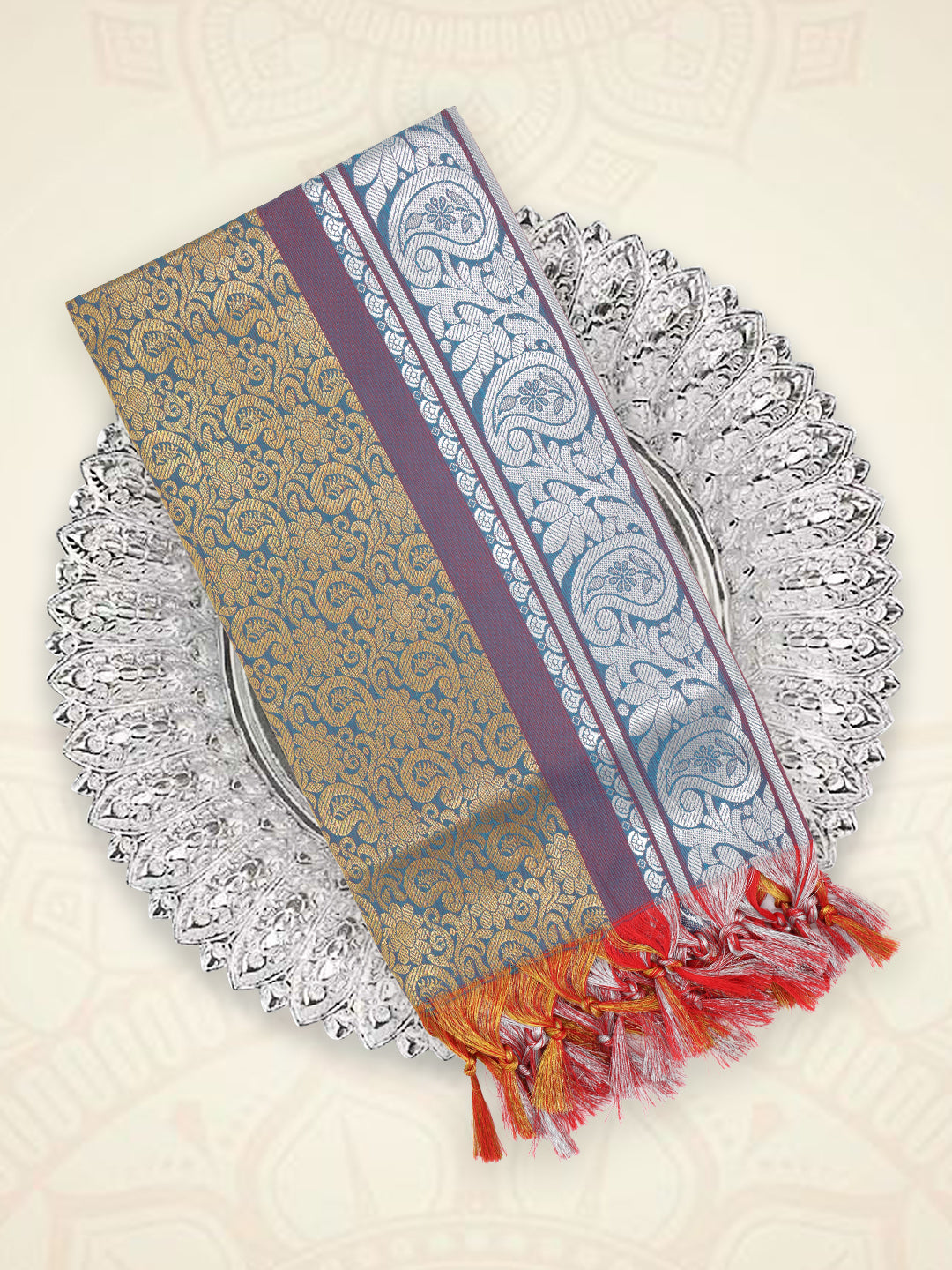 Art Silk Ponnadai Shawl Assorted Colour 513