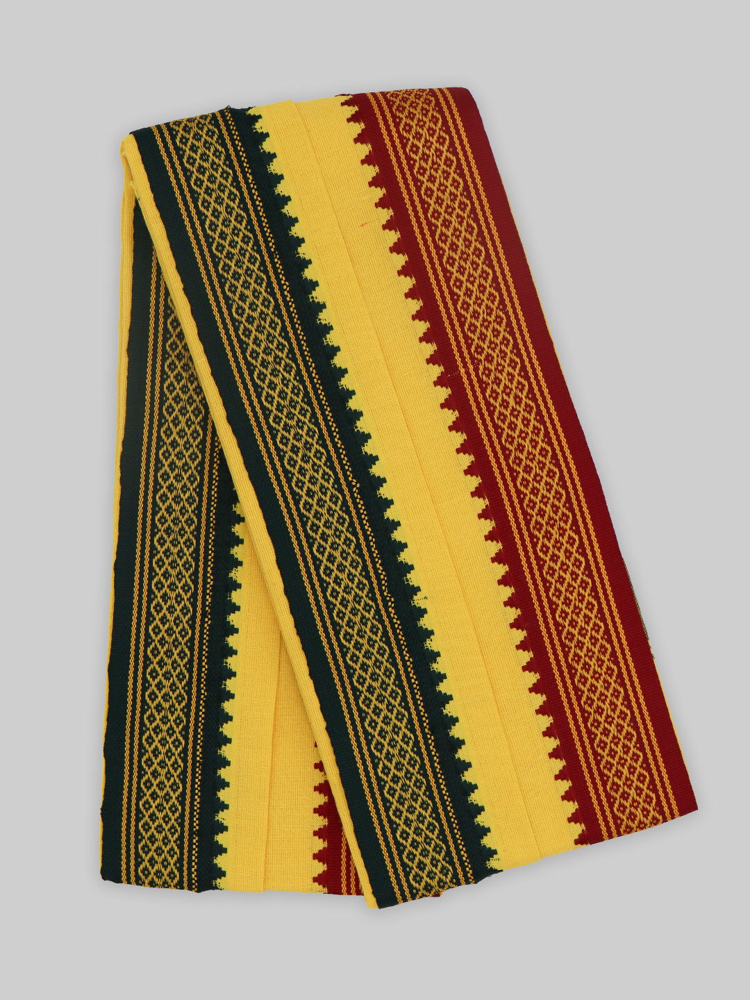 Men Angavastram Towel Vedant Yellow (Pack of 2)