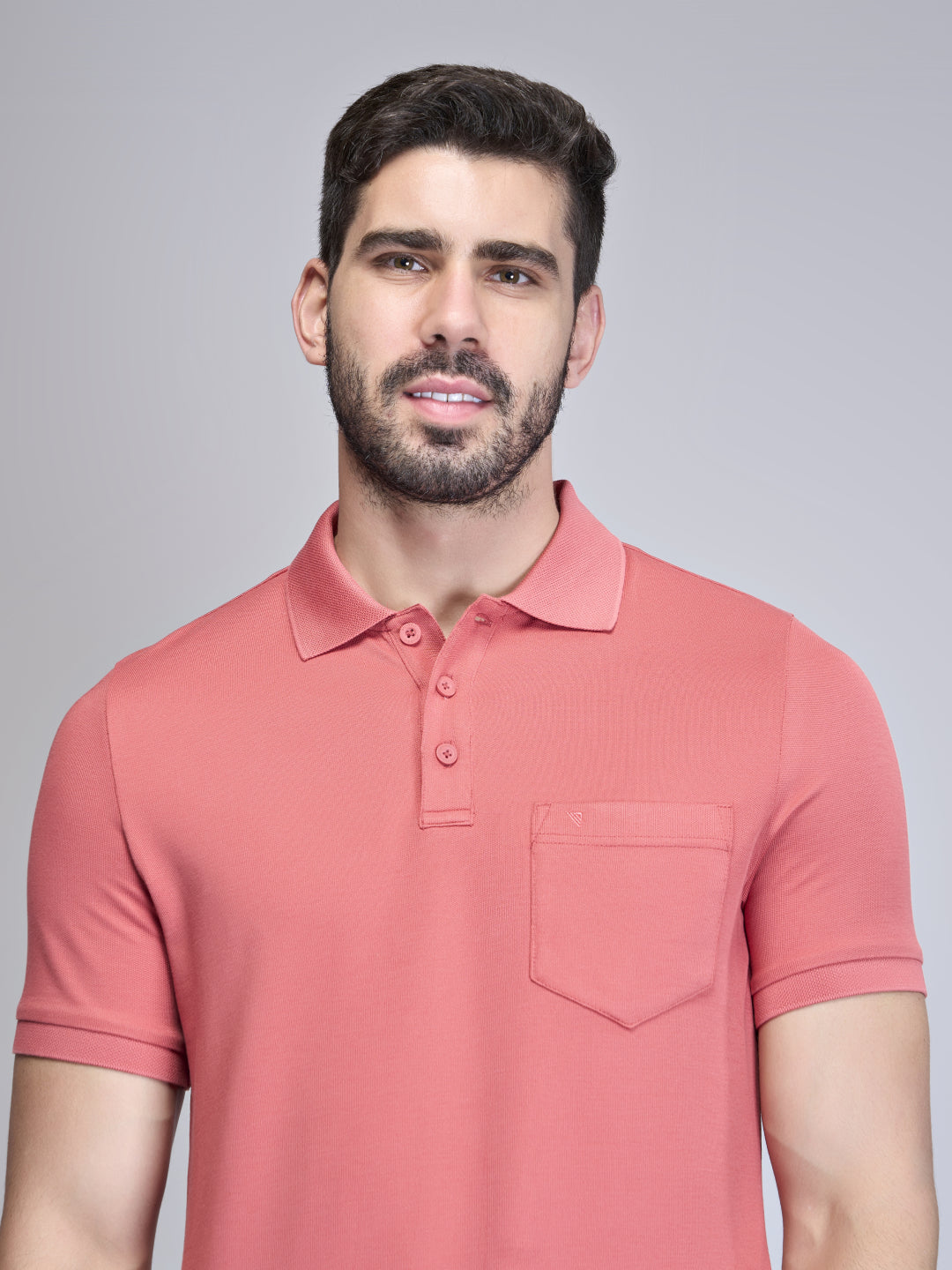 Mens Expert Polo Tshirt with Pocket Red EP21