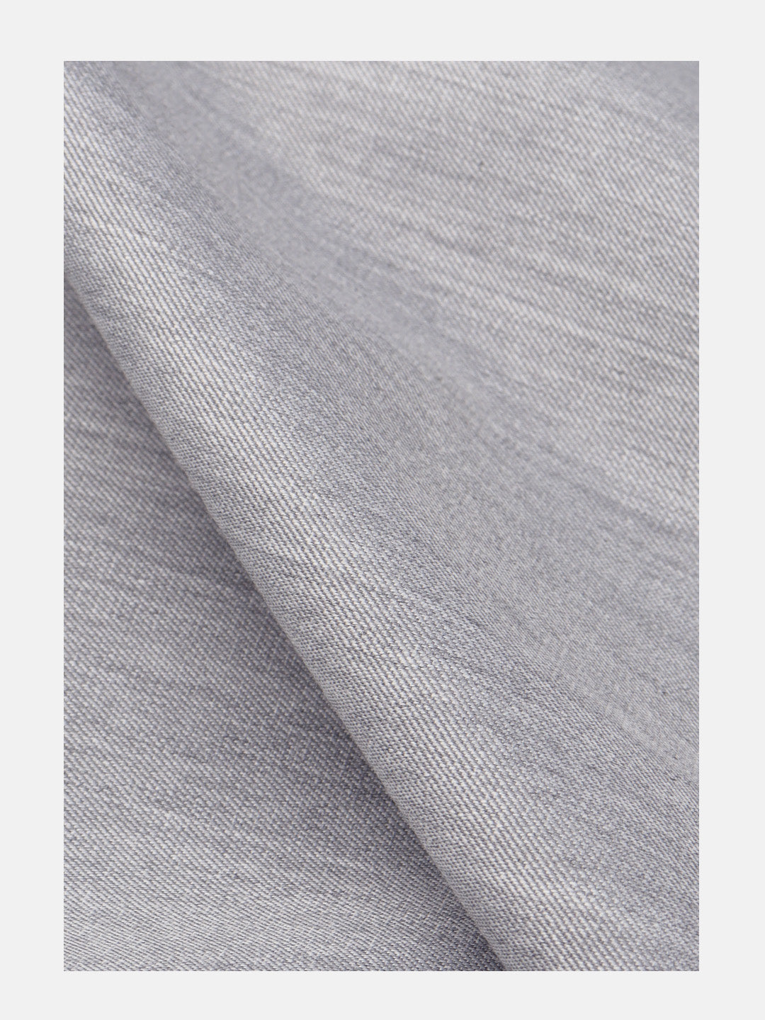 Men Poly Viscose Blend Pants Fabric Silver Grey Miracle