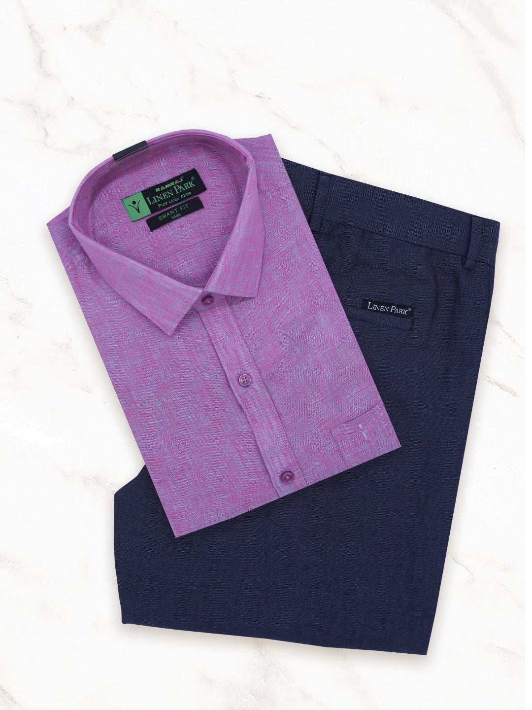 Mens Pure Linen Shirt and Pant Combo LC10