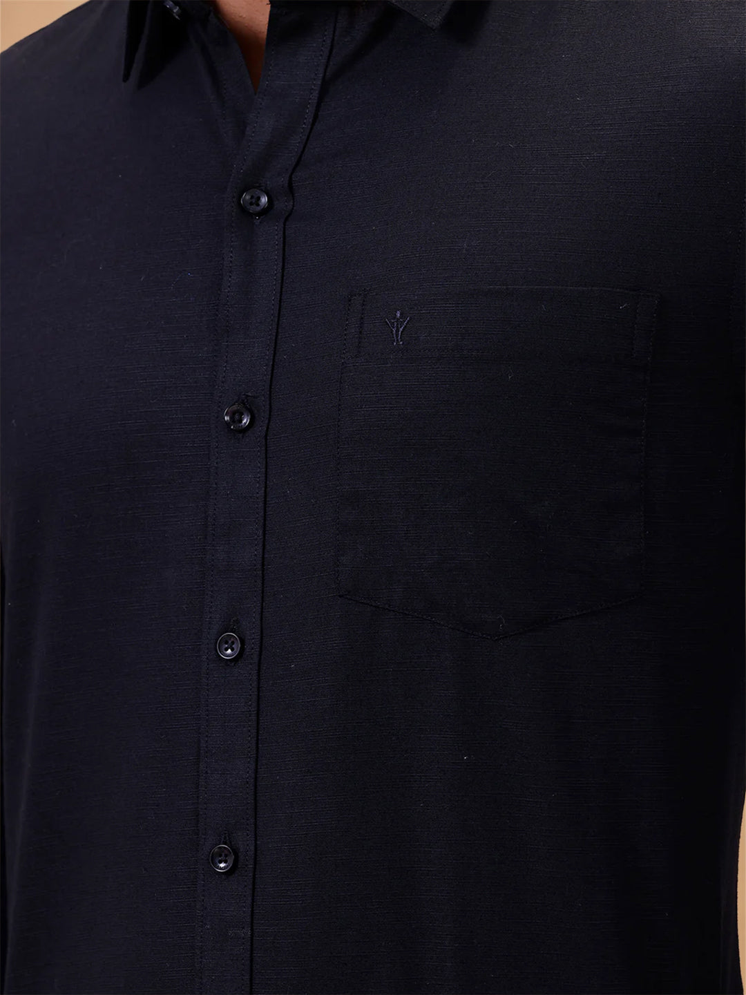 Cotton Rich Black Regular Fit T64 ANT10