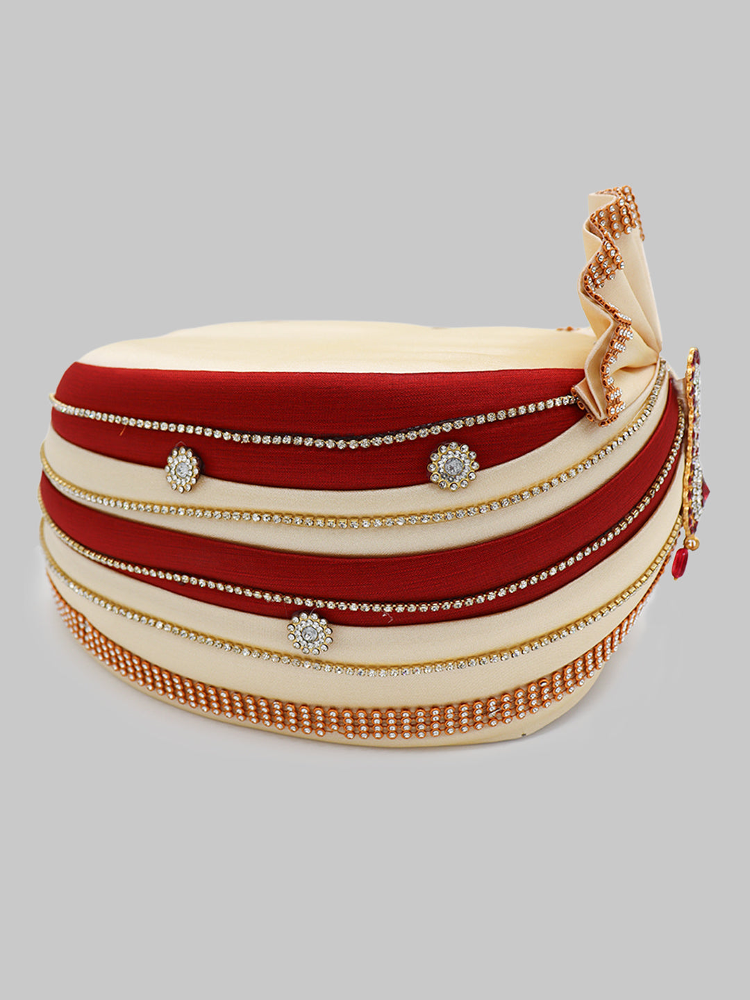 Traditional Silky Style Wedding Turban  - 102