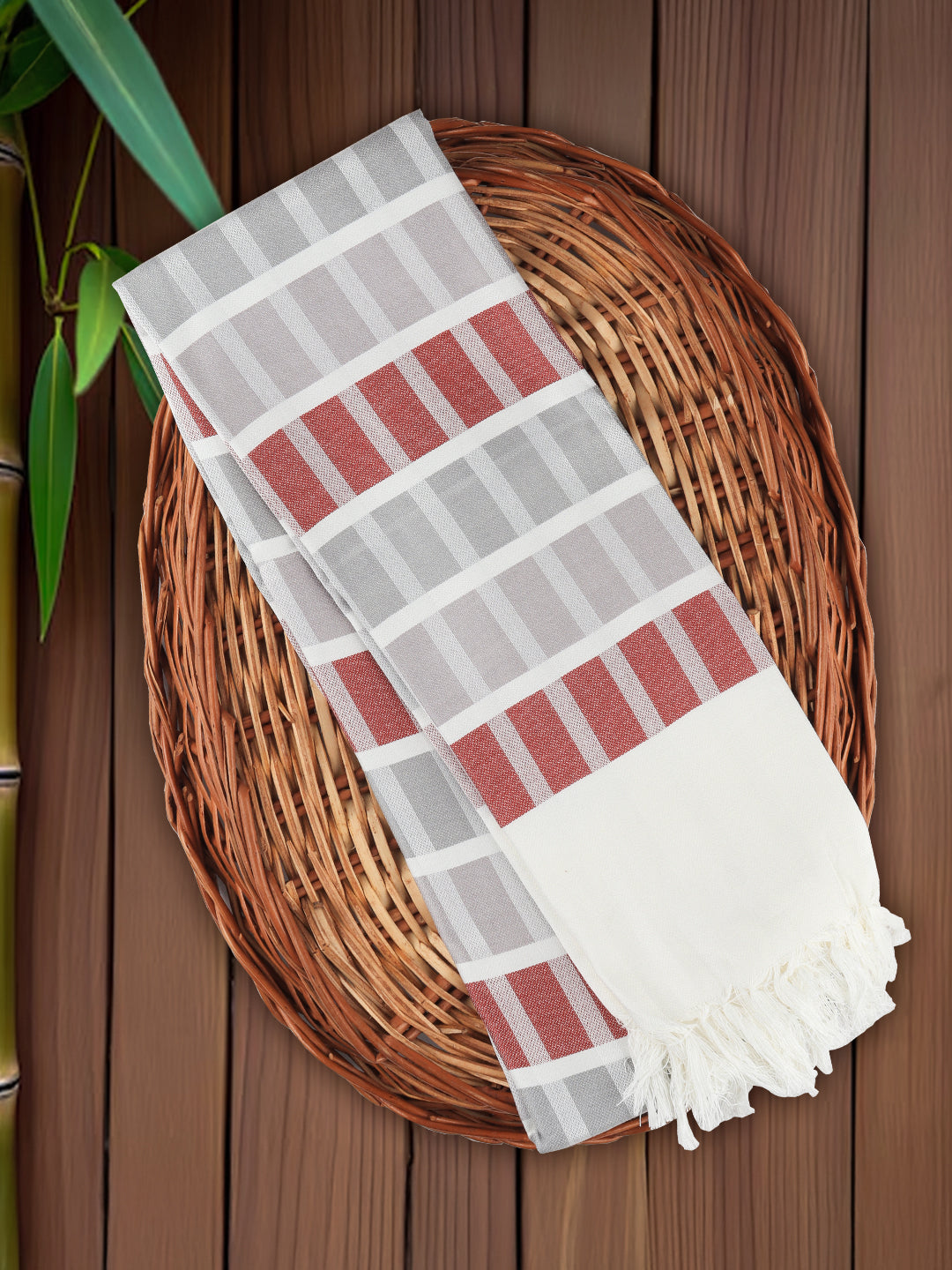 Ultra Soft Absorbent Bamboo Cotton Grey Bath Towel (0.83m*1.60m) LC03