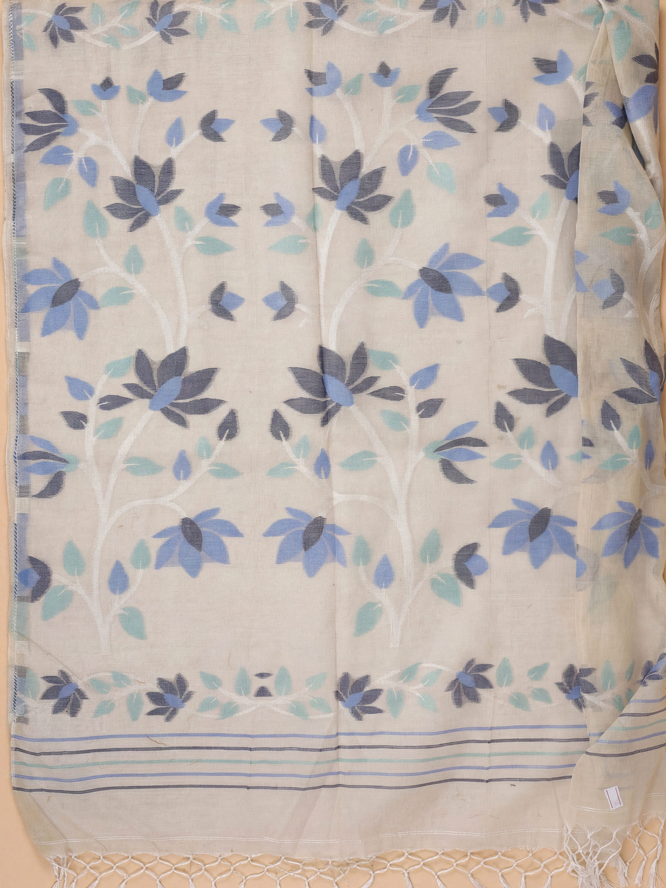 Women Semi Linen Printed Sandal Saree SL249