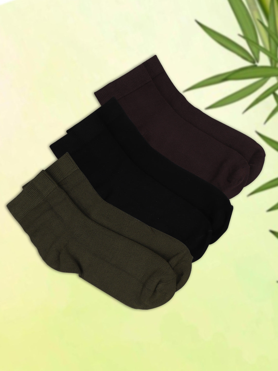 Men Bamboo Formal Ankle Length Socks with Assorted Colours FAS1