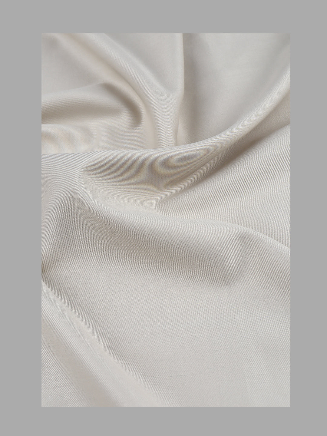 Men  Poly Viscose Blend Plain Pant Fabric OffWhite Golden Days