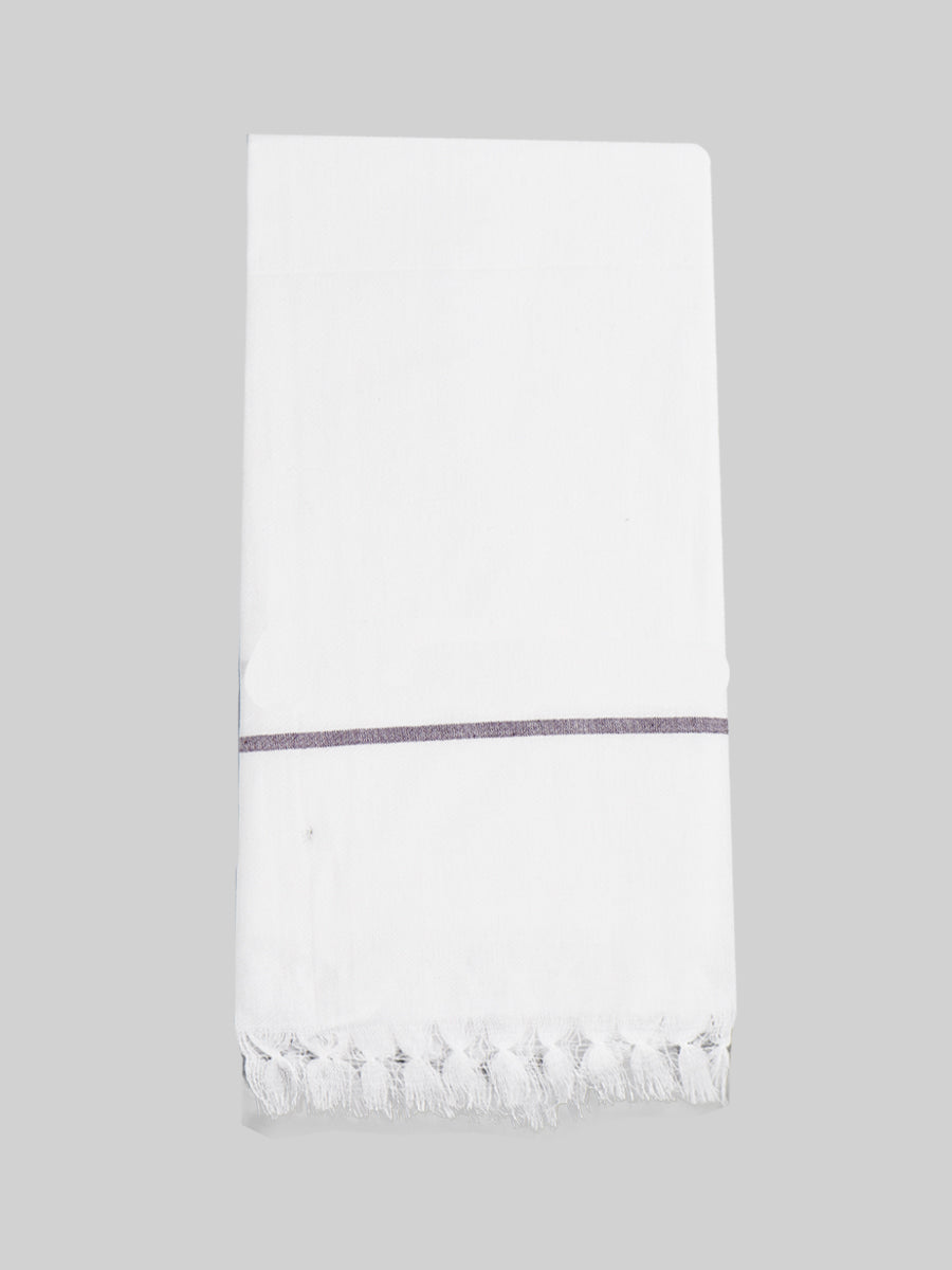 Regular White Bath Towel (2 PCs Pack)-View one