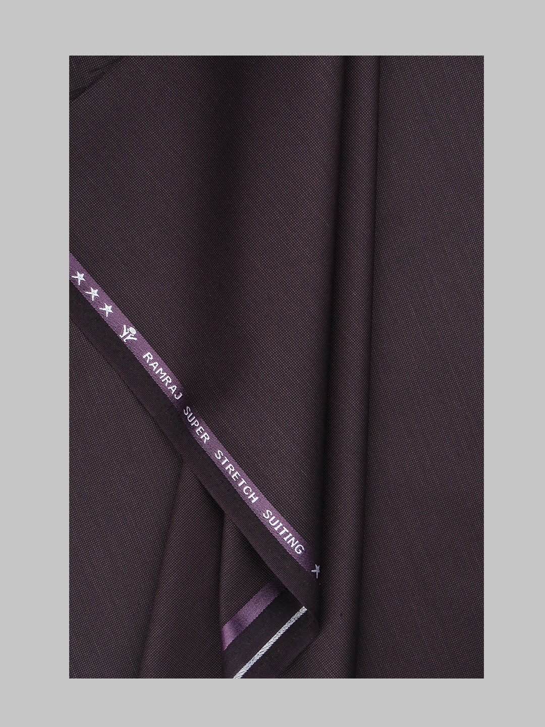 Men  Cotton Blended Pants Fabric Purple Chronicle Bit