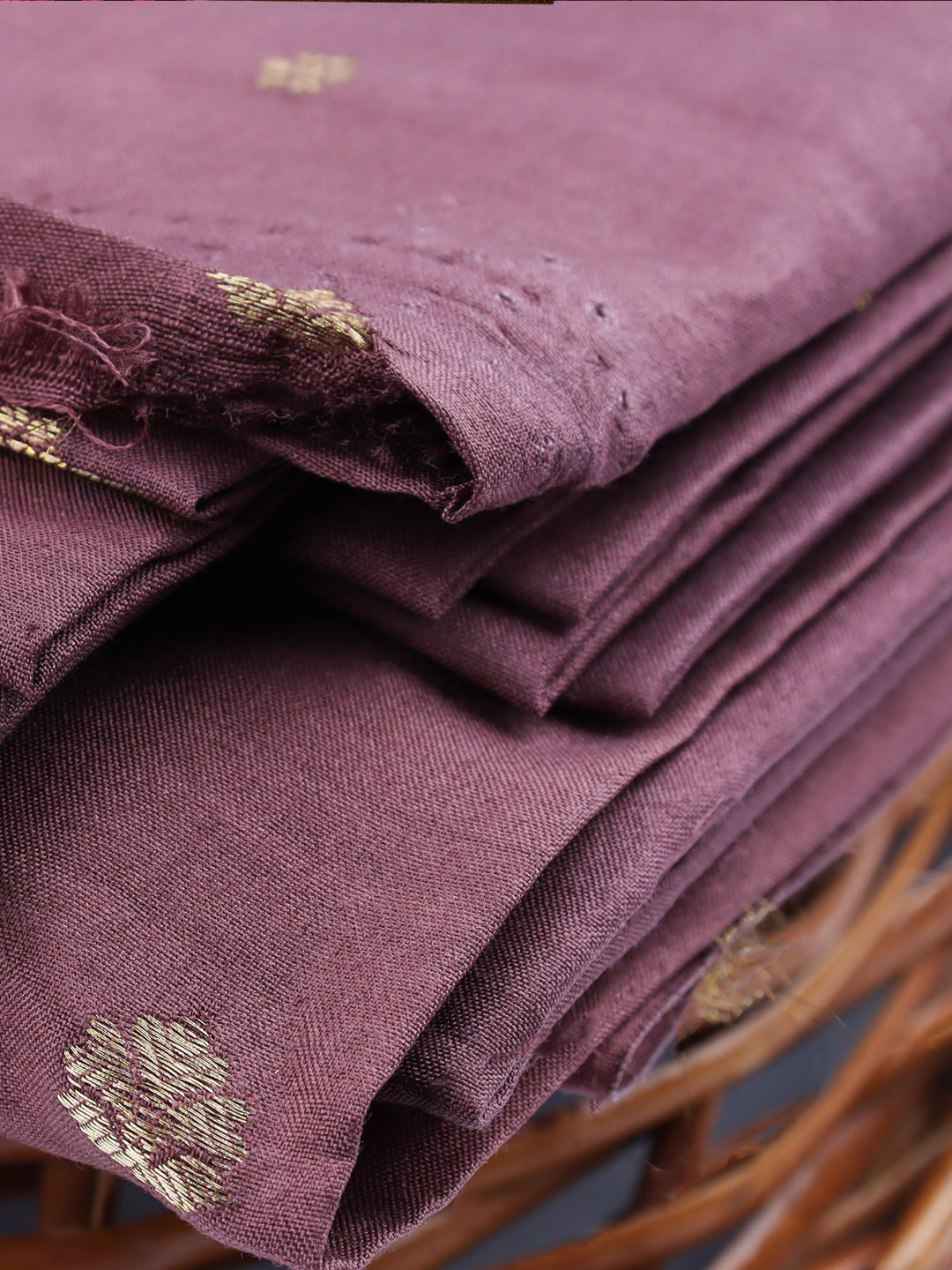 100% Pure Silk Shirt Fabric Mauve