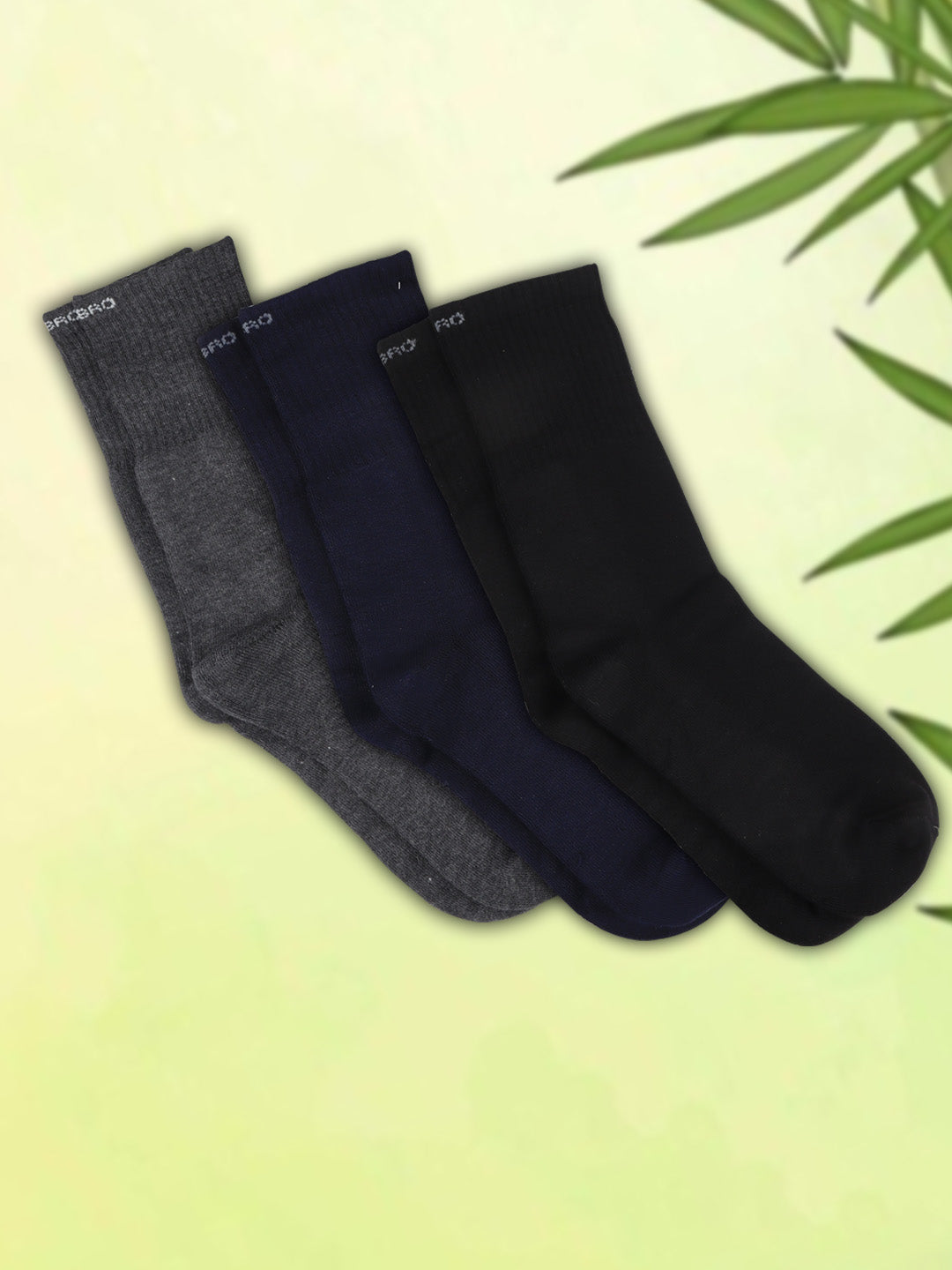 Men Assorted Bamboo Sports Full Length Socks SFS1