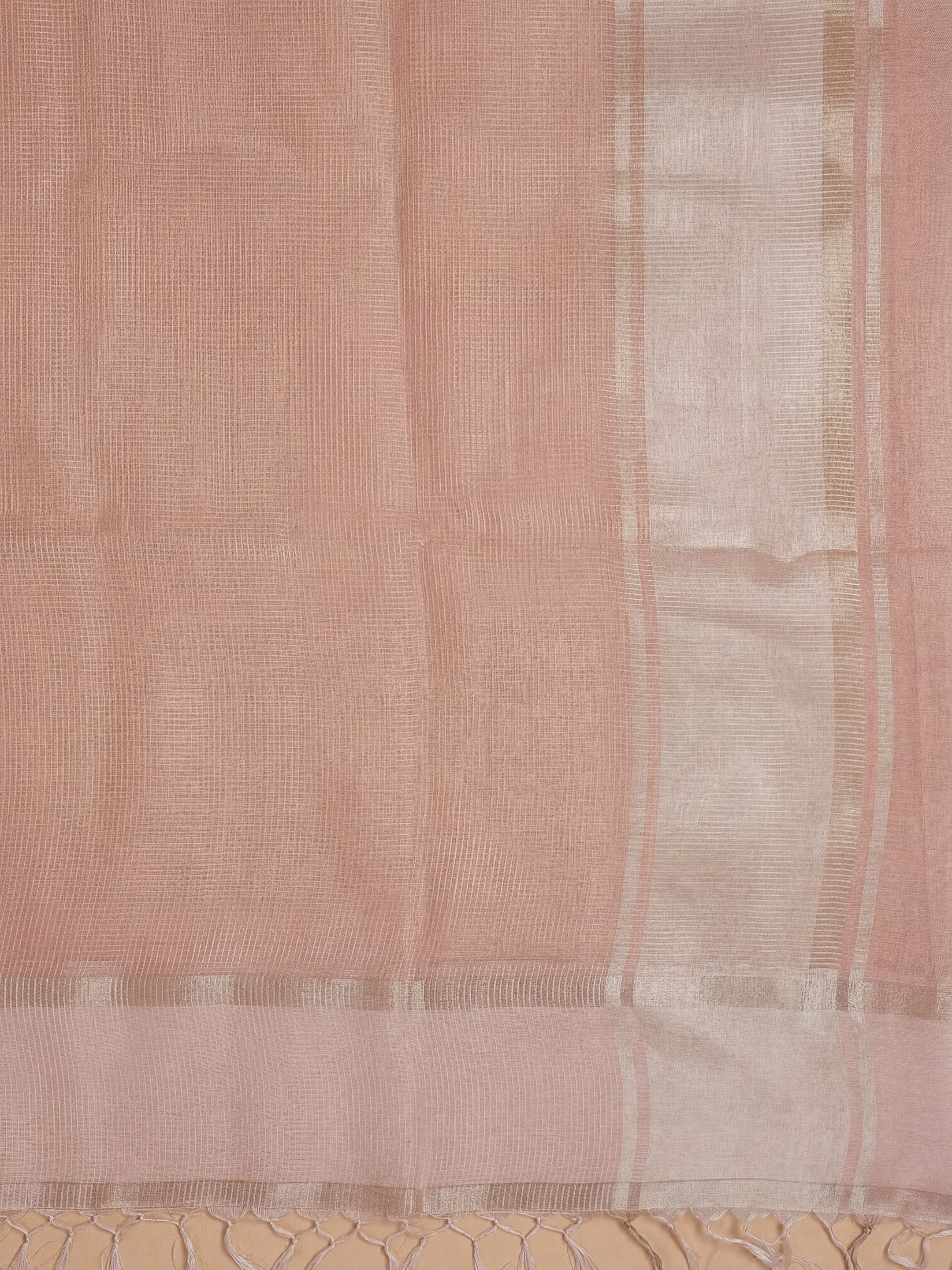 Women Art Silk Peach Saree ASS134