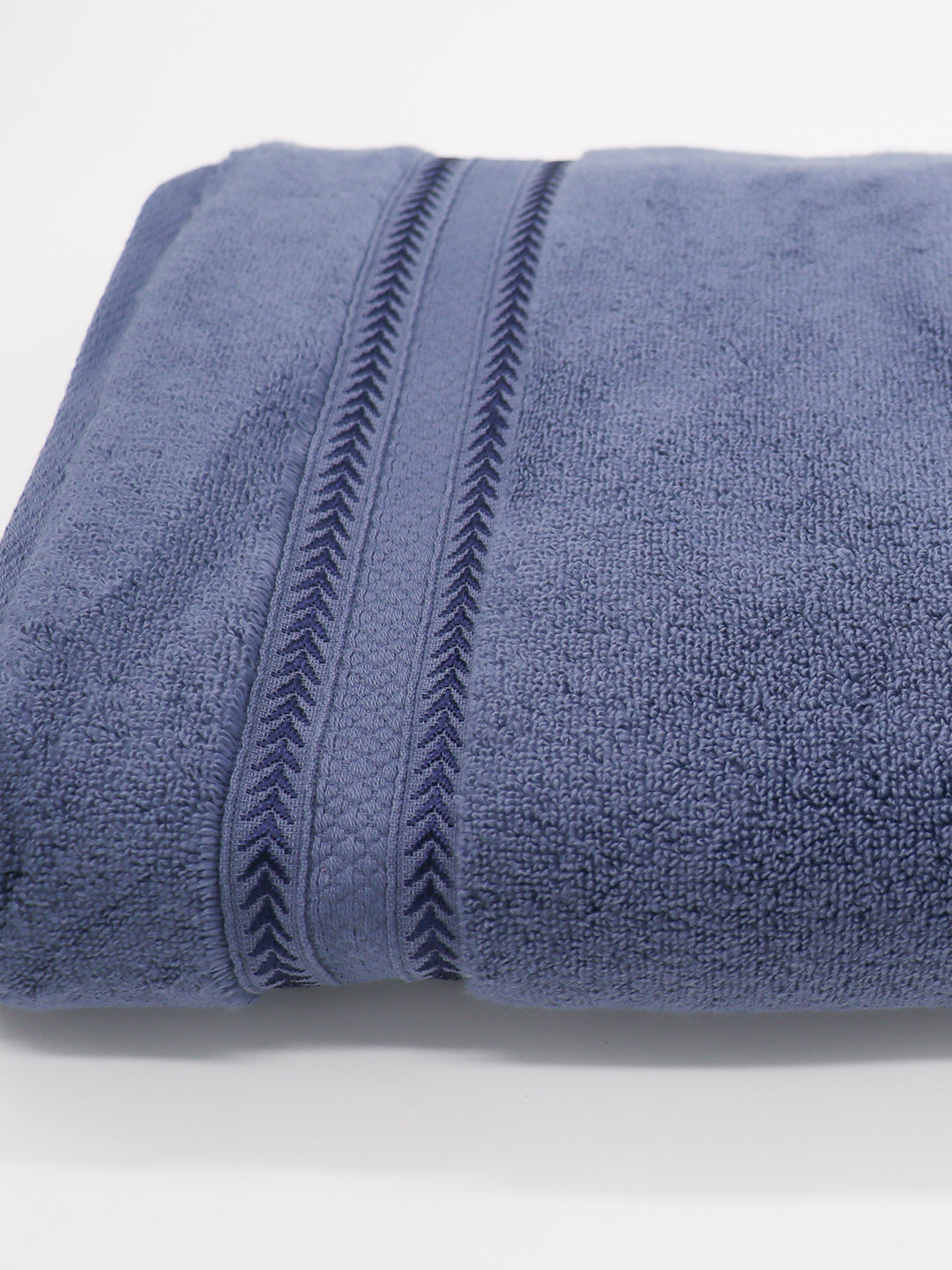 Luxury Bath Zero Twist Terry Towel Blue - 0.75m*1.50m