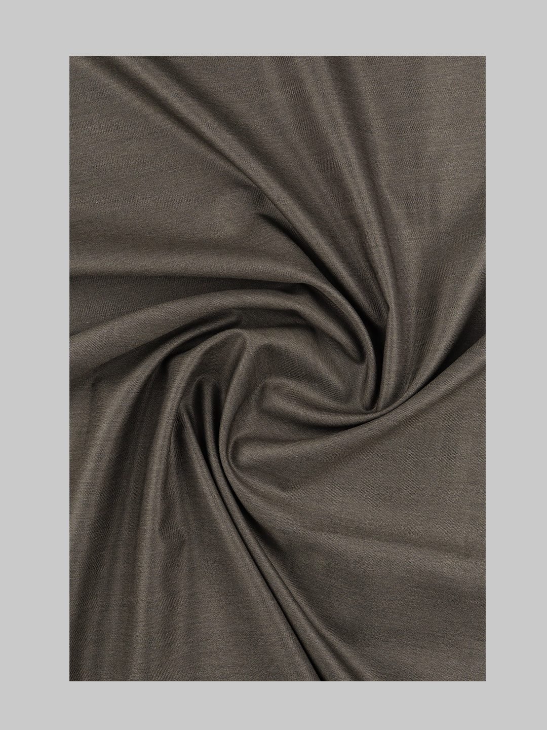 Men  Poly Viscose Blend Plain Pant Fabric Brown Golden Days