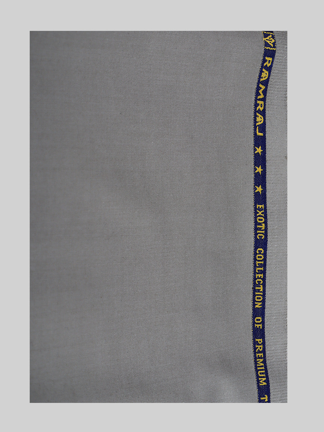Men 100% Cotton Grey Suiting Fabric Mesmerize Stretch