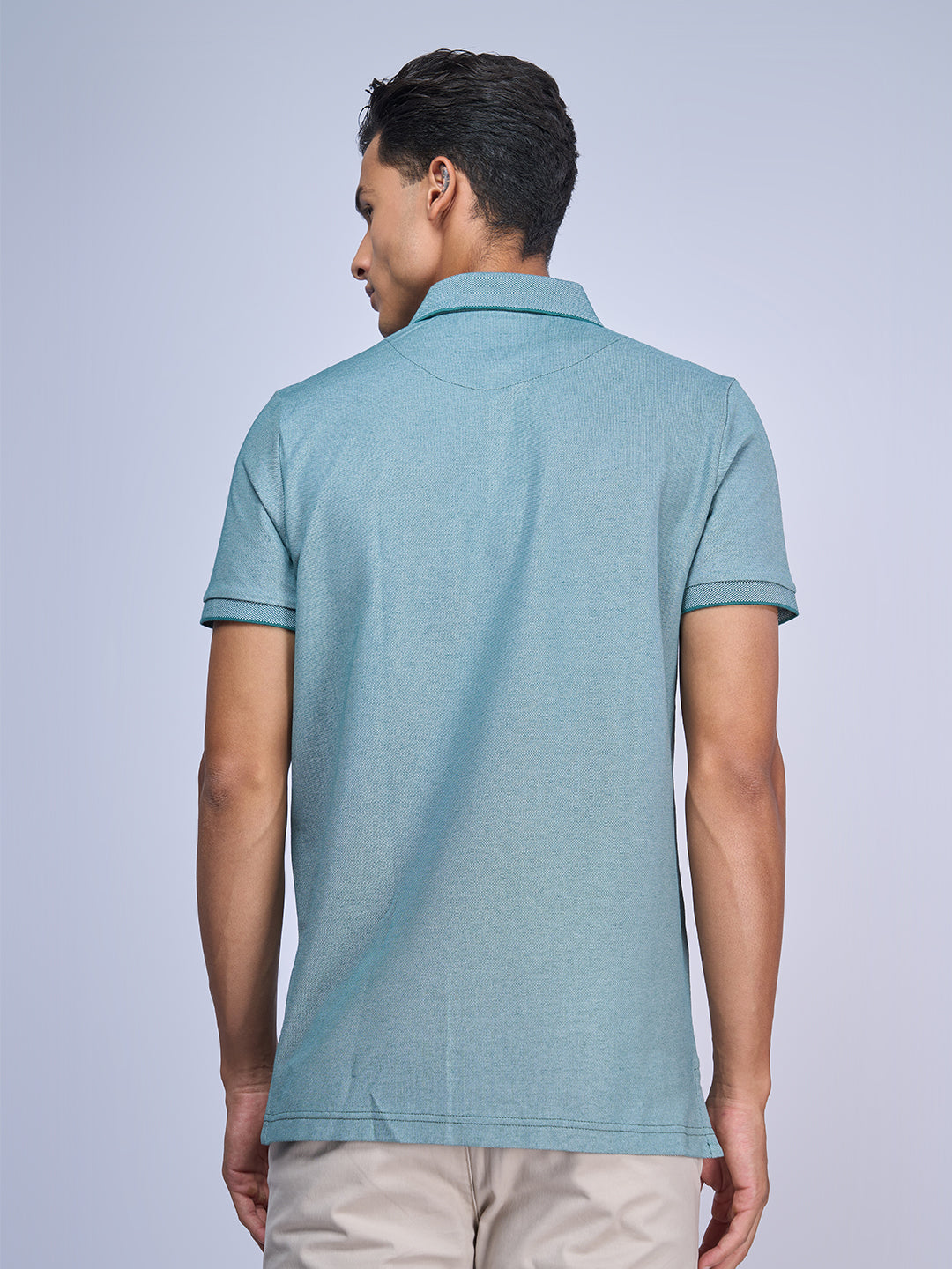 Mens Expert Polo Tshirt with Pocket Turq color EP25