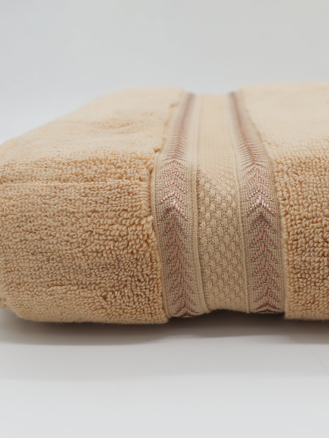 Luxury Bath Zero Twist Terry Towel Beige - 0.90m*1.80m
