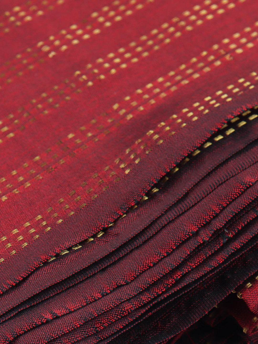 100% Pure Silk Shirt Fabric Maroon