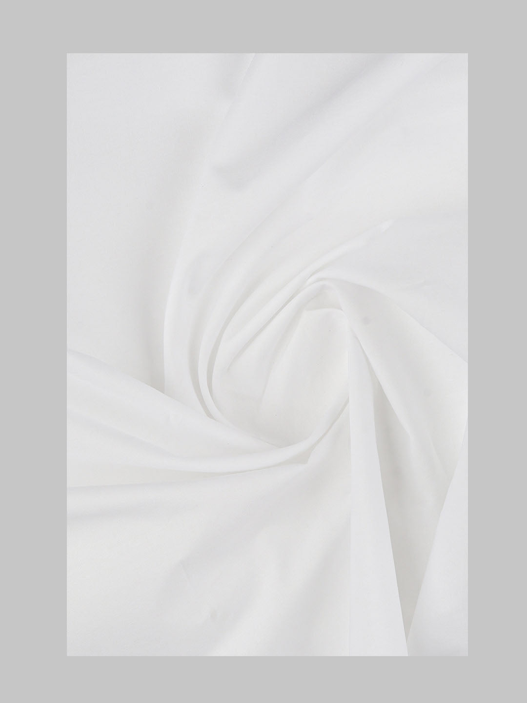 Mens Cotton Plain Shirt Fabric White Luxury 1003