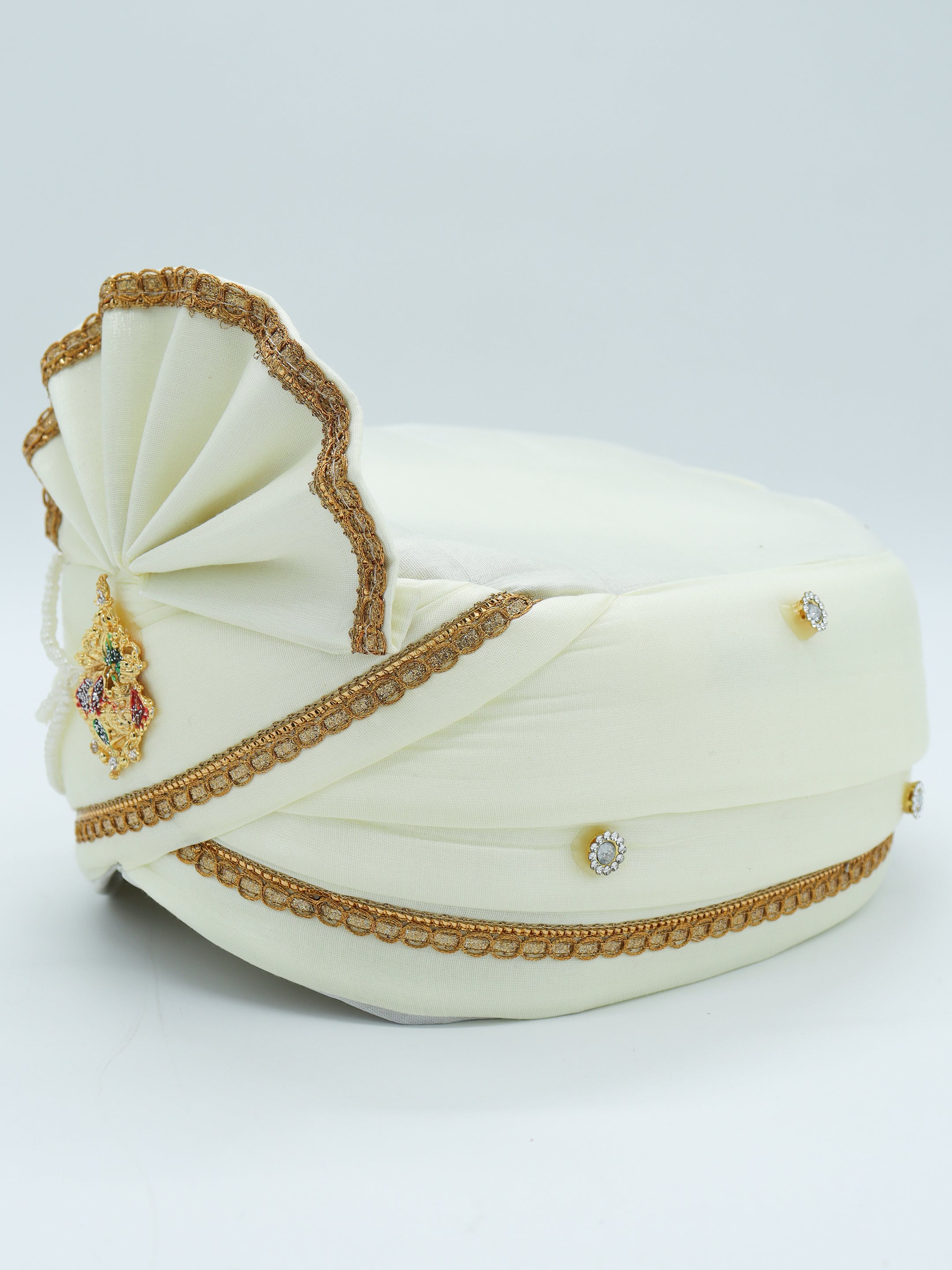 Traditional Silky Style Wedding Turban  - 131