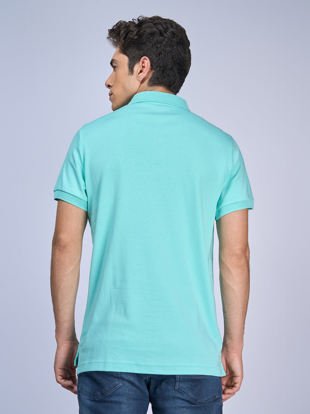 Mens Polo Tshirt Ice Green