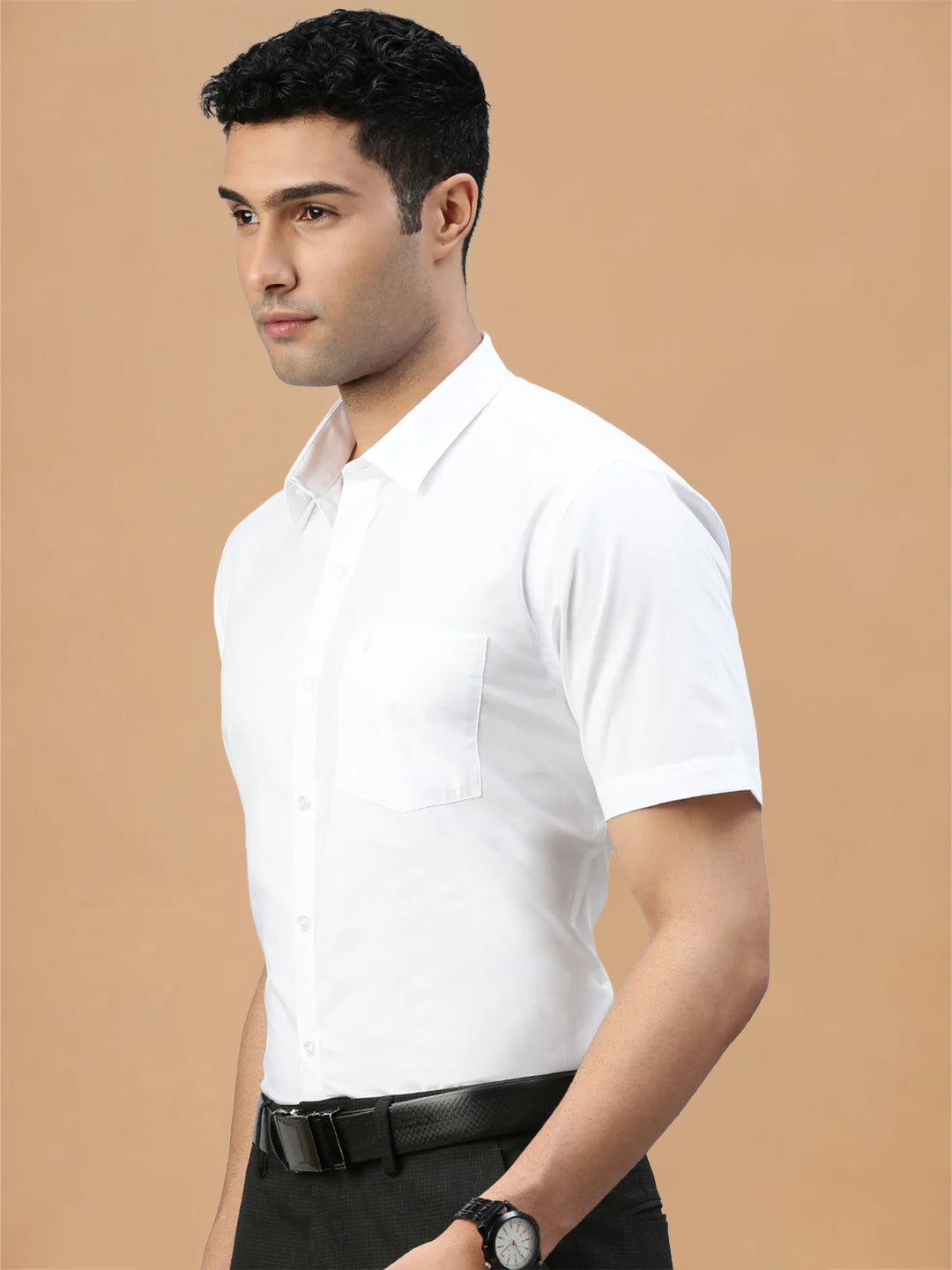 100% Cotton White Shirt – Pure Cotton | Prestigious Fit