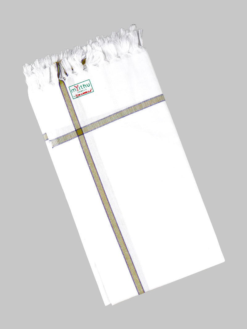 100% Cotton White Bath Towel Victory