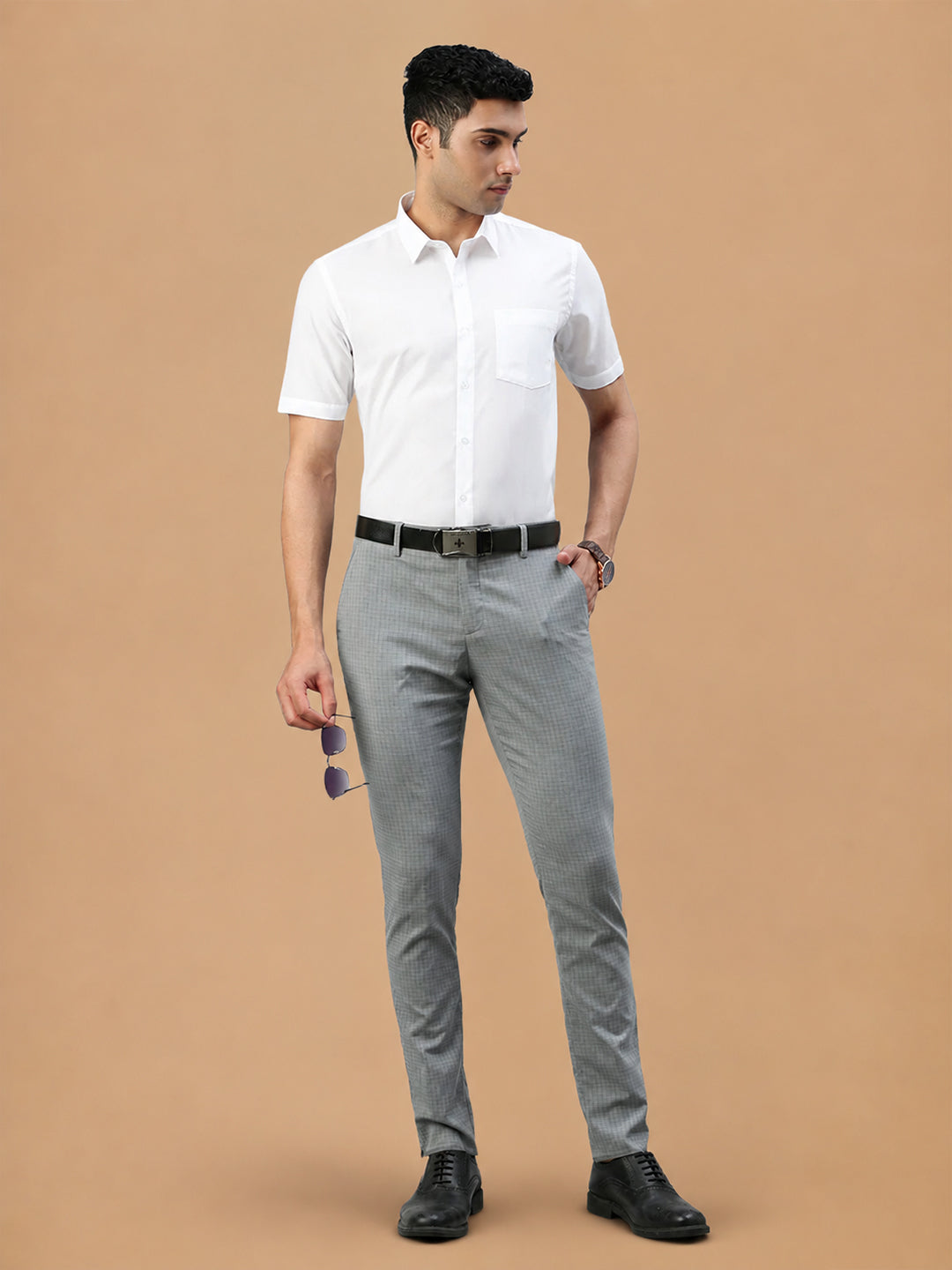 Cotton Rich Straight Cut White Shirt – Minister