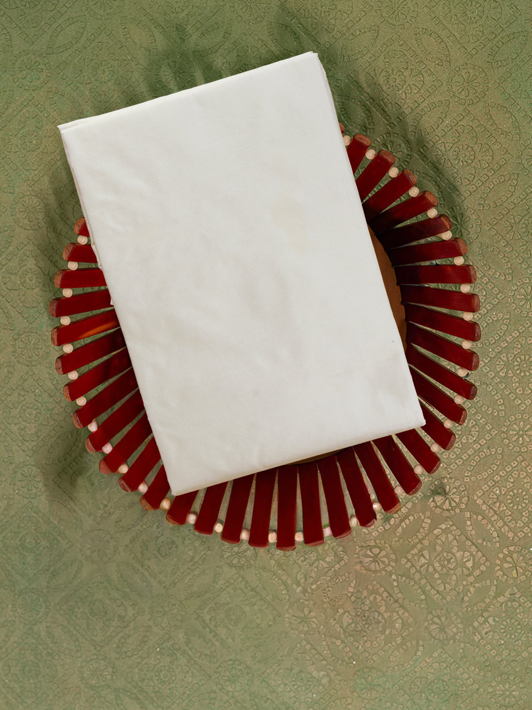 Men Pure Silk Cream Shirting Fabric