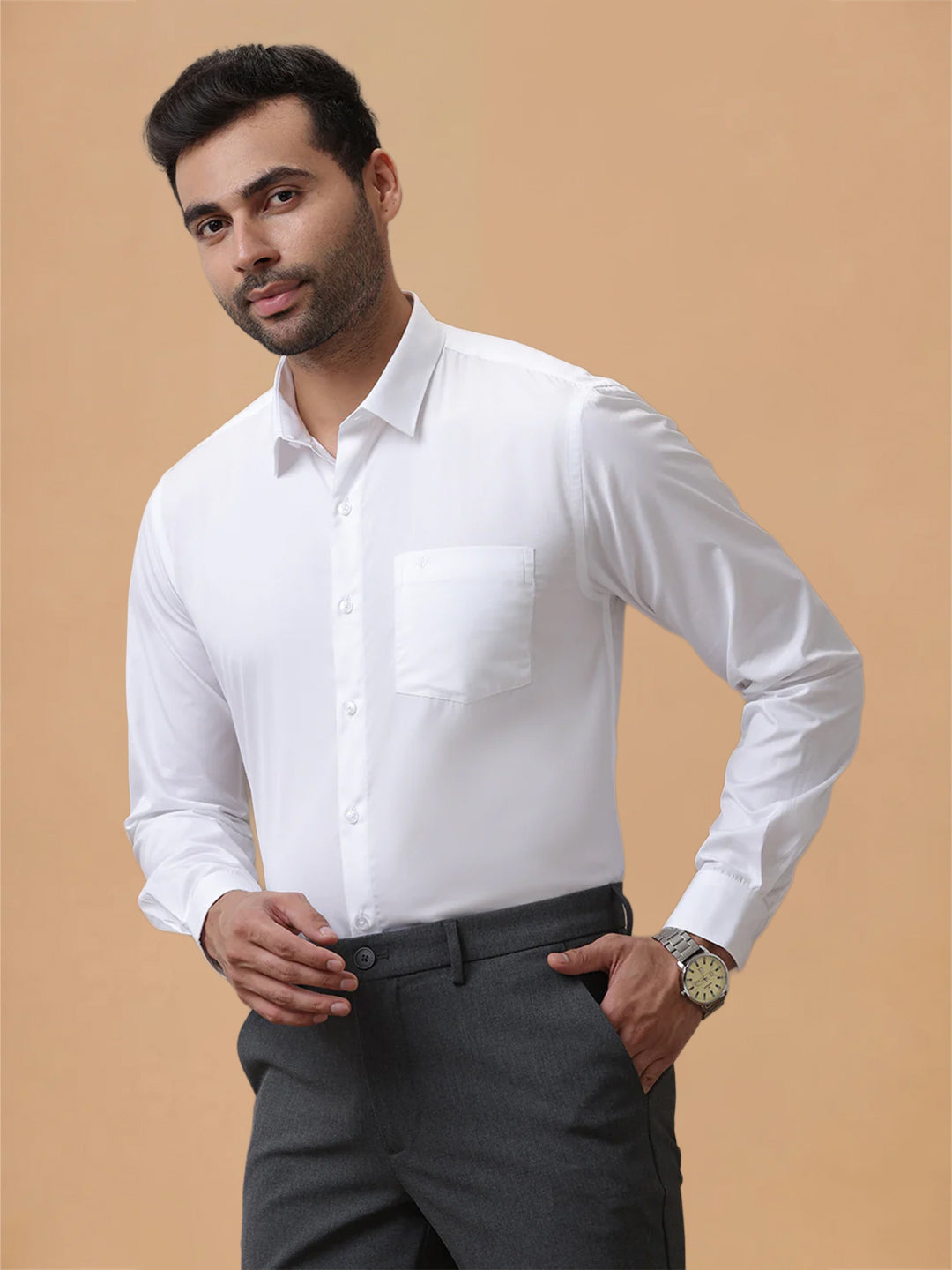 Pima Cotton Luxury White Shirt – Majestic Cotton