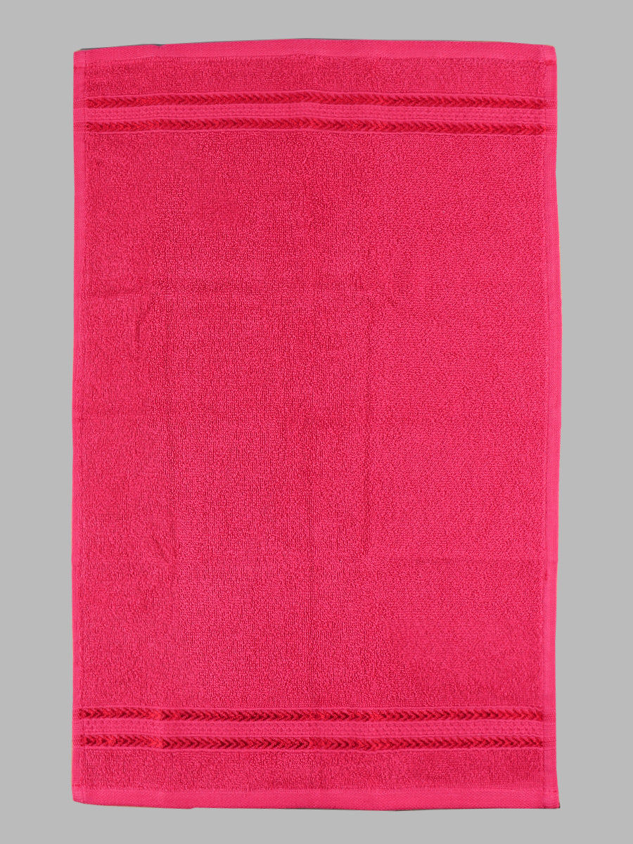 Premium Soft & Absorbent Dark Pink Terry Hand Towel HC10-View two