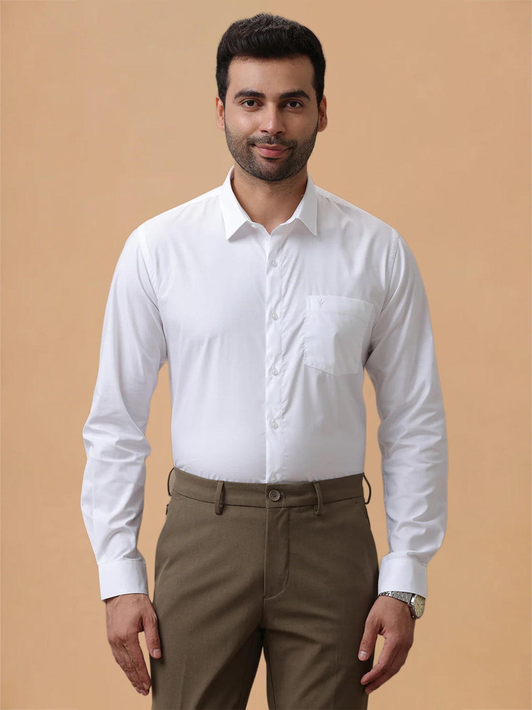 Premium Giza Blend White Shirt – Luxor